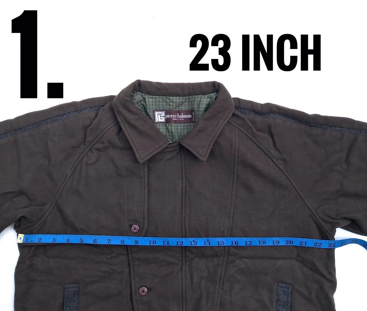 Pierre Balmain - Vintage 90s Wool Bomber Jacket - 6