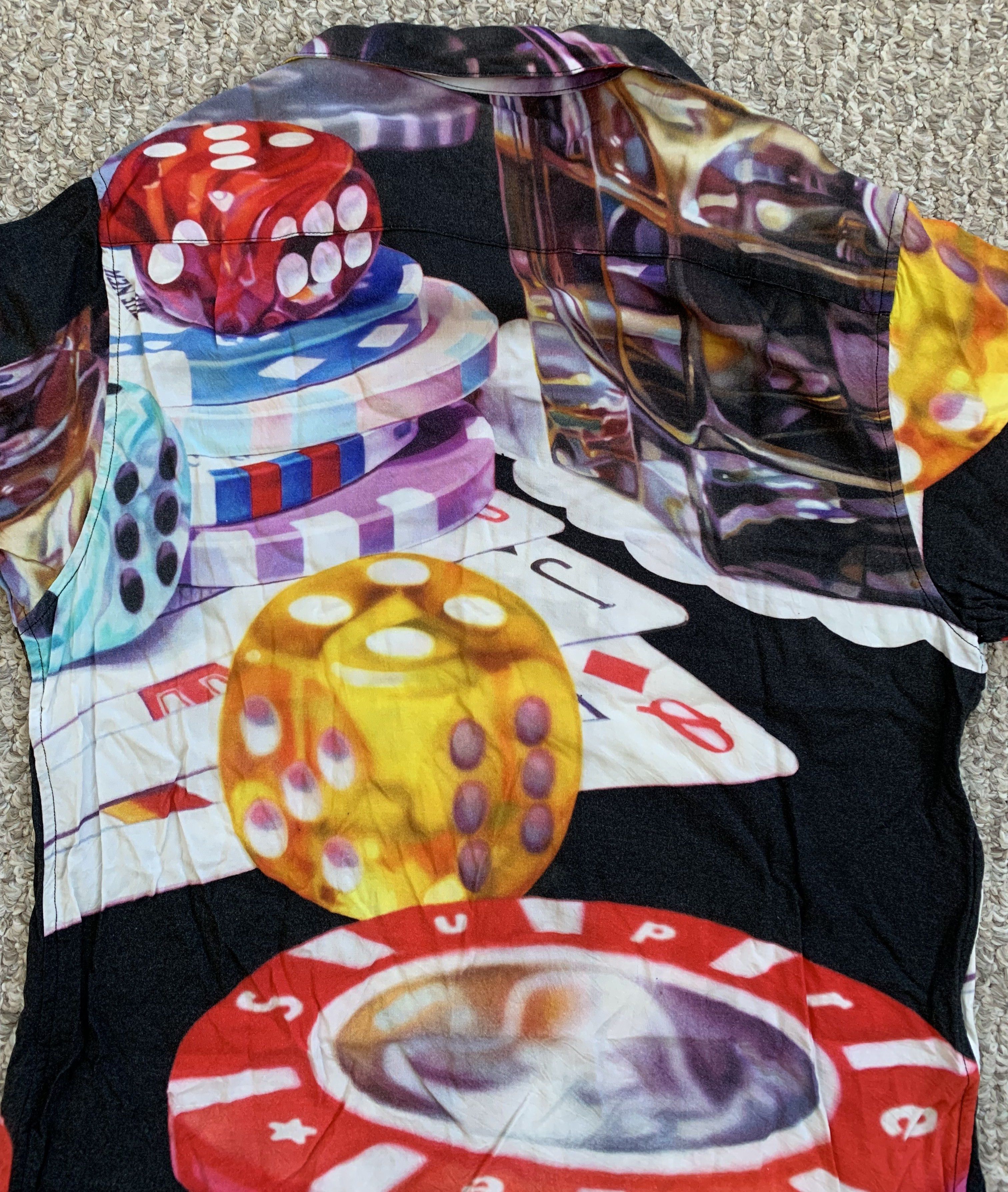 F/W 2018 Supreme Casino Rayon Shirt size small - 5