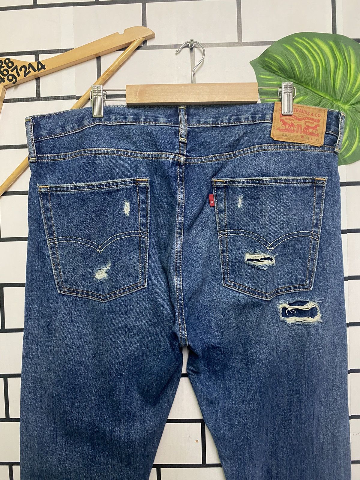 Vintage LEVIS 510 Distressed jeans -L29 - 9