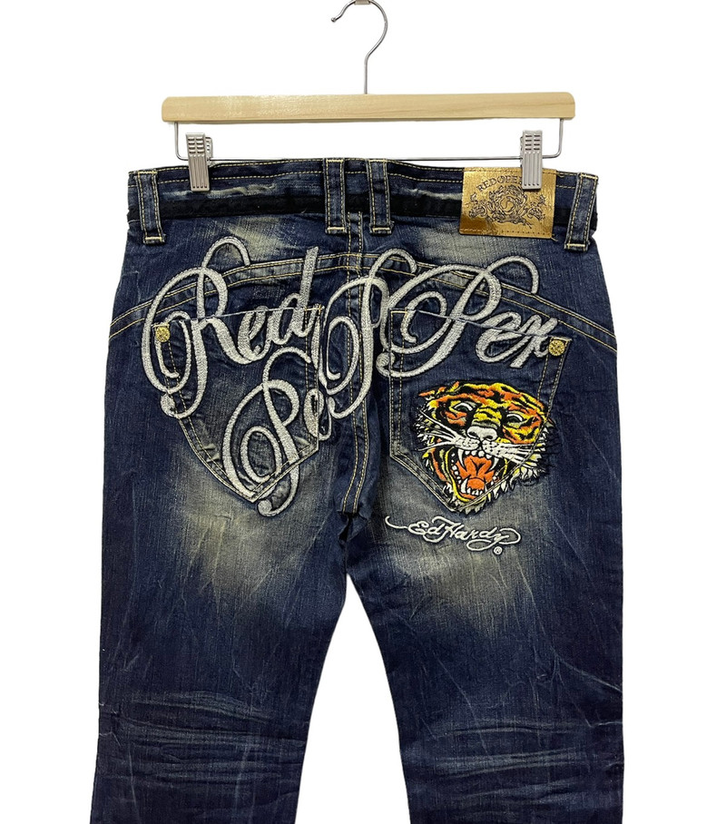 REDPEPPER ×ed hardy x semantic designデニム Other Designers Vintage - Vintage Ed Hardy X Red Pepper Big Logo