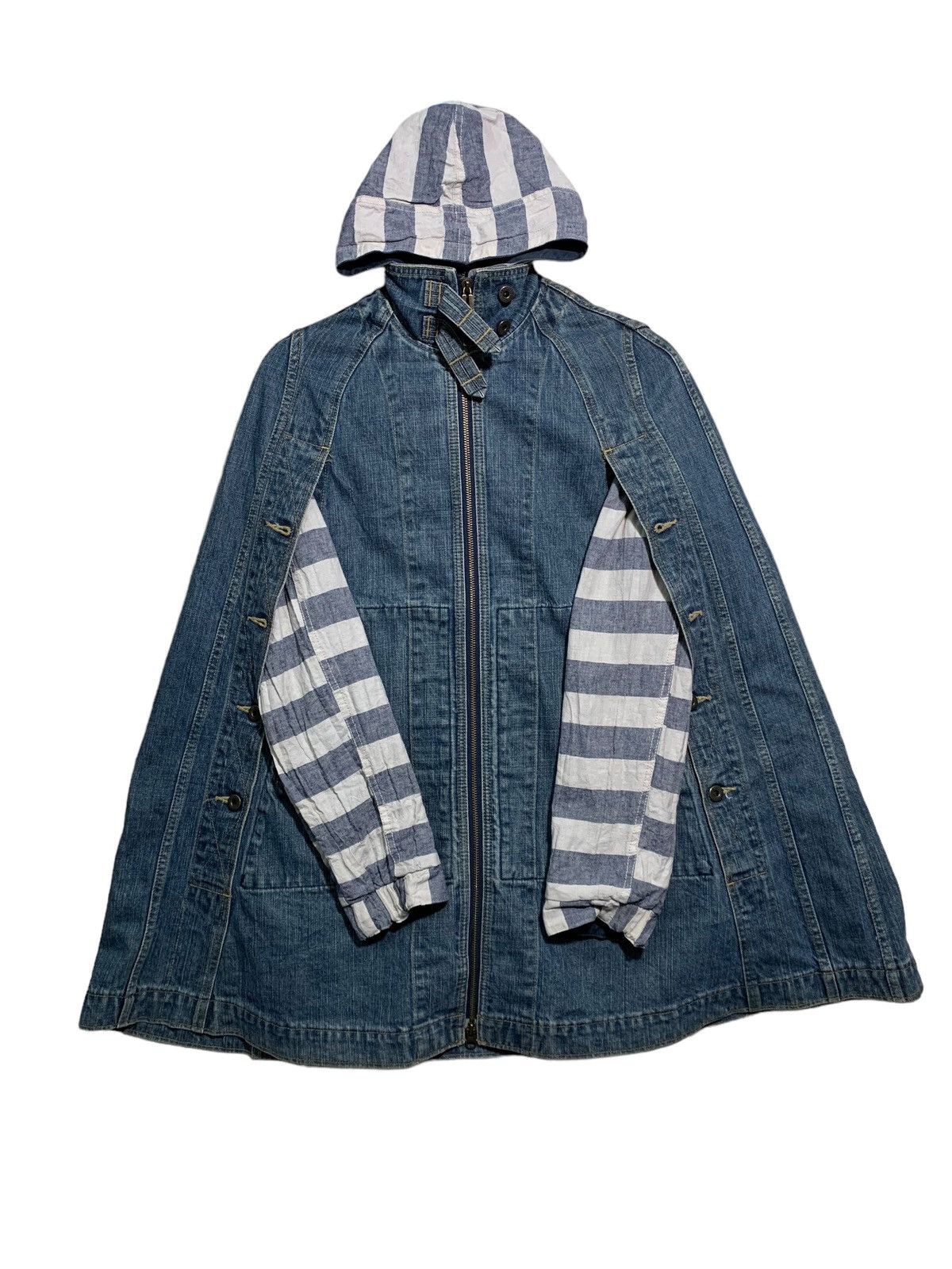 🔥HYSTERIC GLAMOUR DENIM PONCHO JACKET - 1