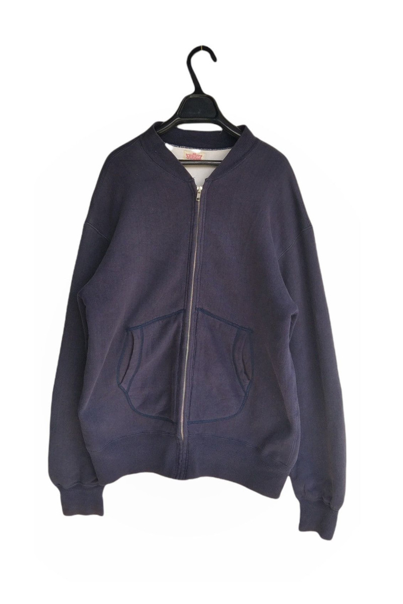 Vintage H.R Market Hoodie Zipper Jacket - 1