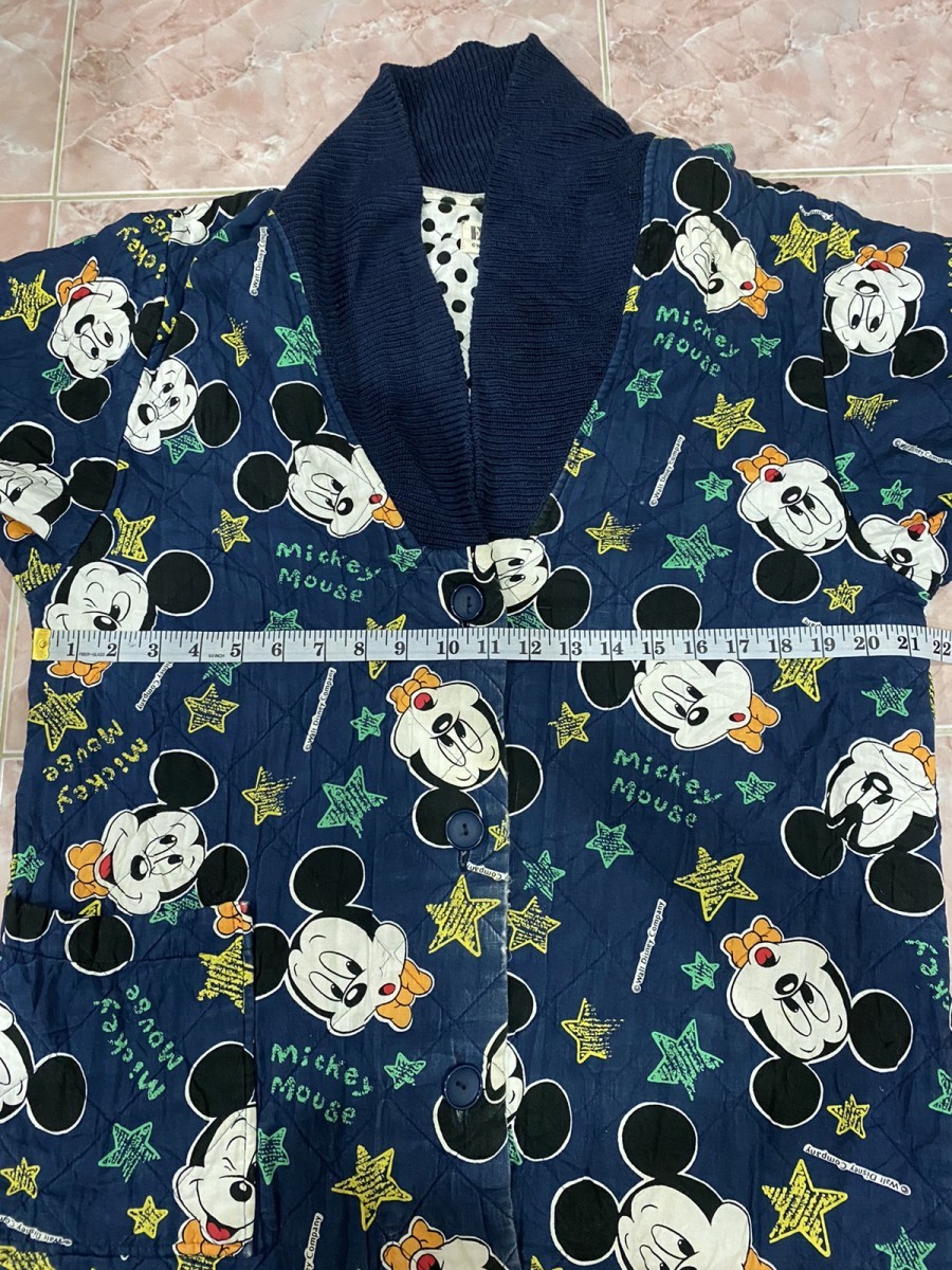 Vintage - Vintage Disney Mickey Mouse Fullprint Button Up Jacket - 16