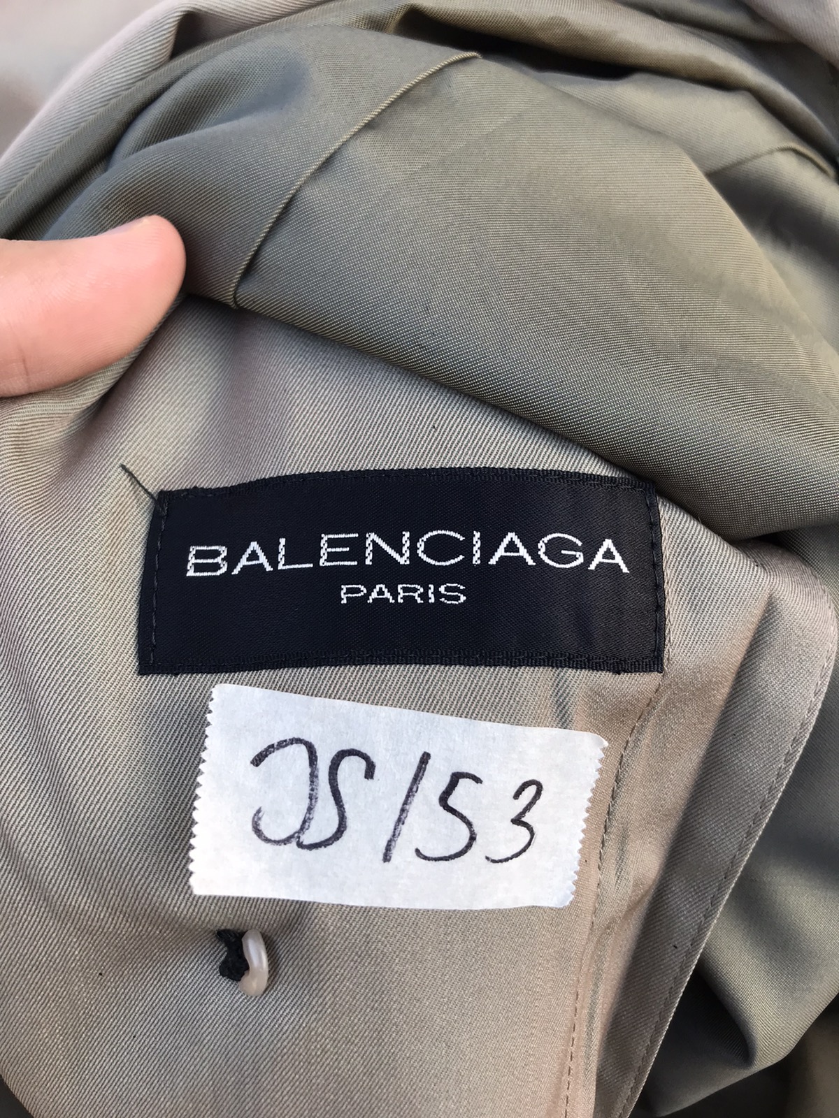Vintage Balenciaga Paris Trench Coat - 8