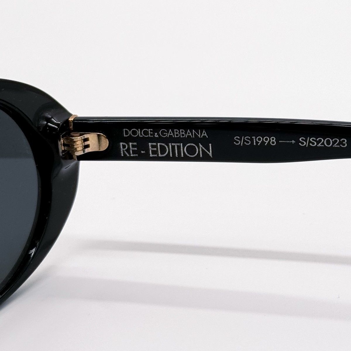 NEW DOLCE&GABBANA DG4443 501/87 OVAL BLACK WOMEN SUNGLASSES - 10