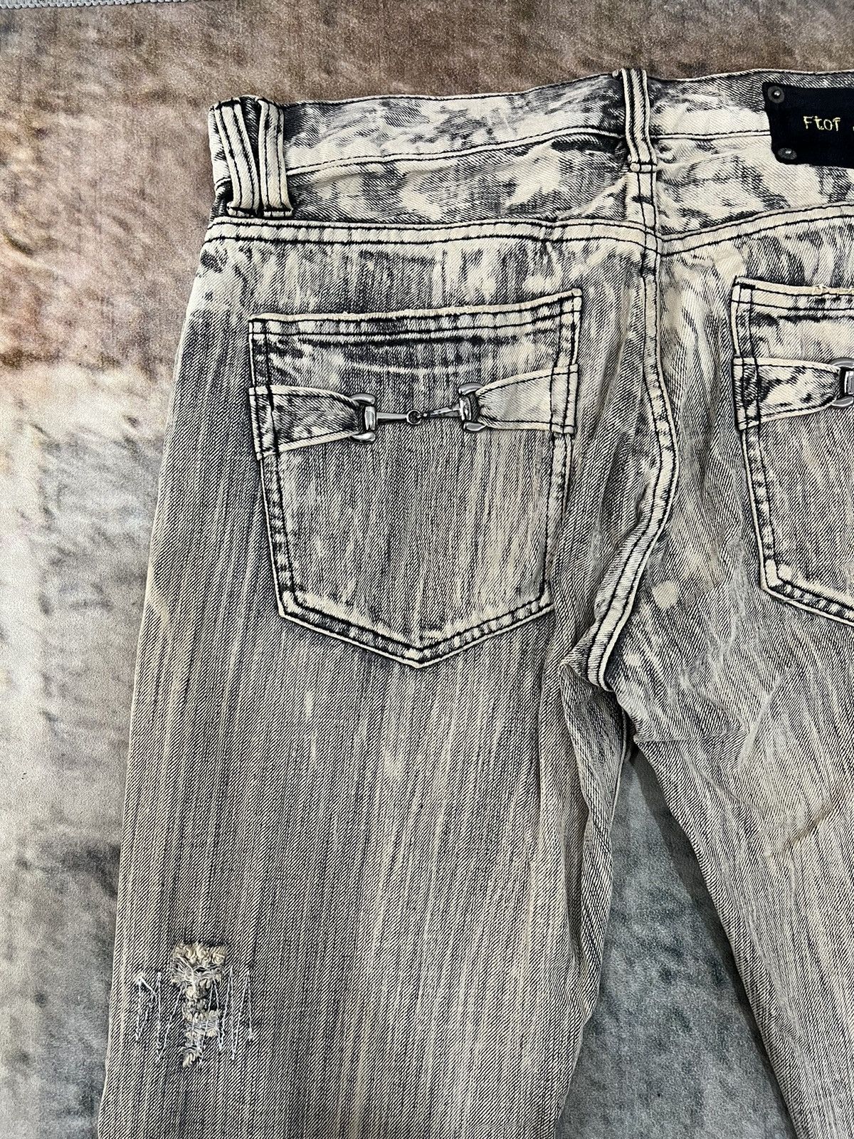 💥Vintage Distressed FTot Denim - 7