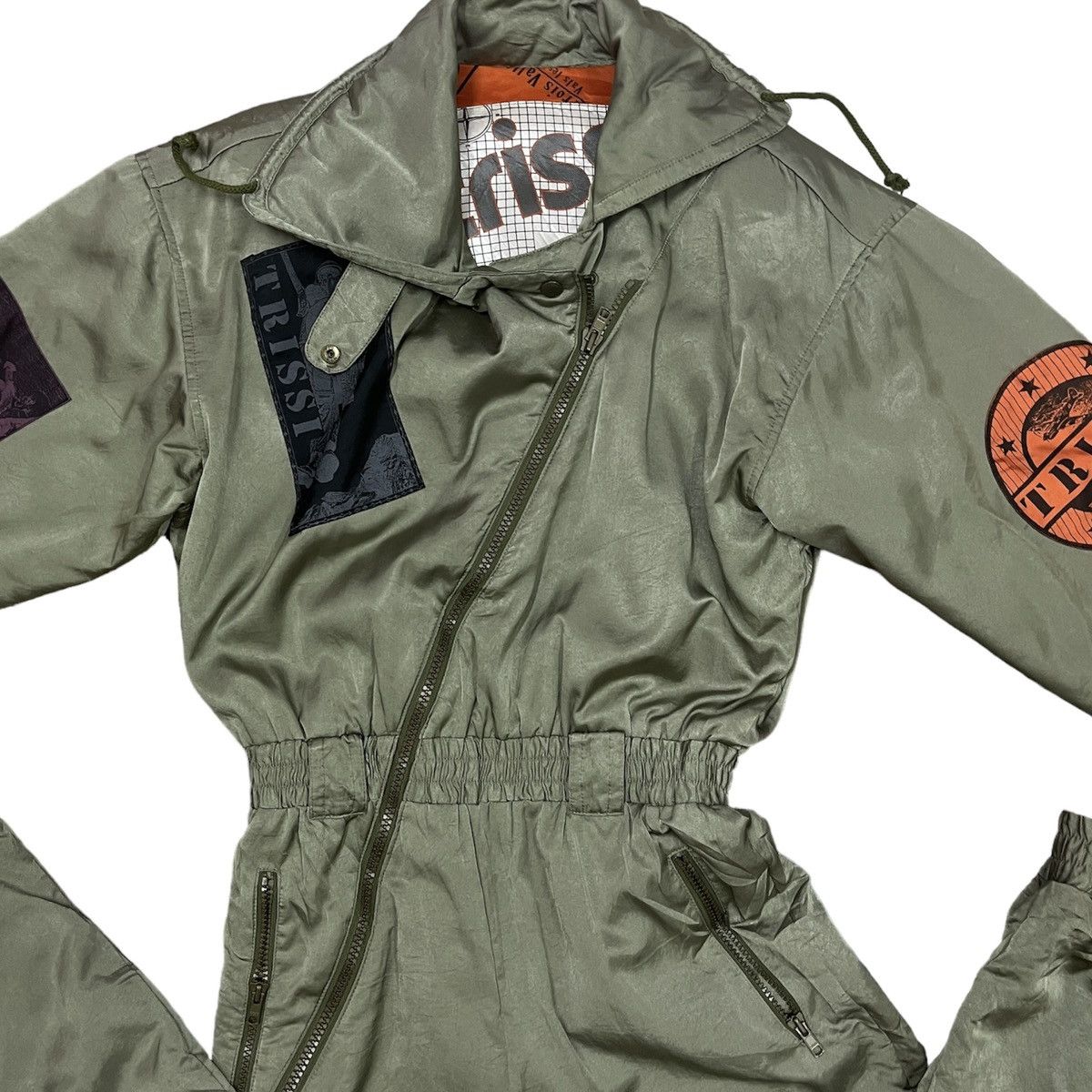 Vintage - Japan Trissi Specialist Parachute Jumpsuit Overall Jacket - 2