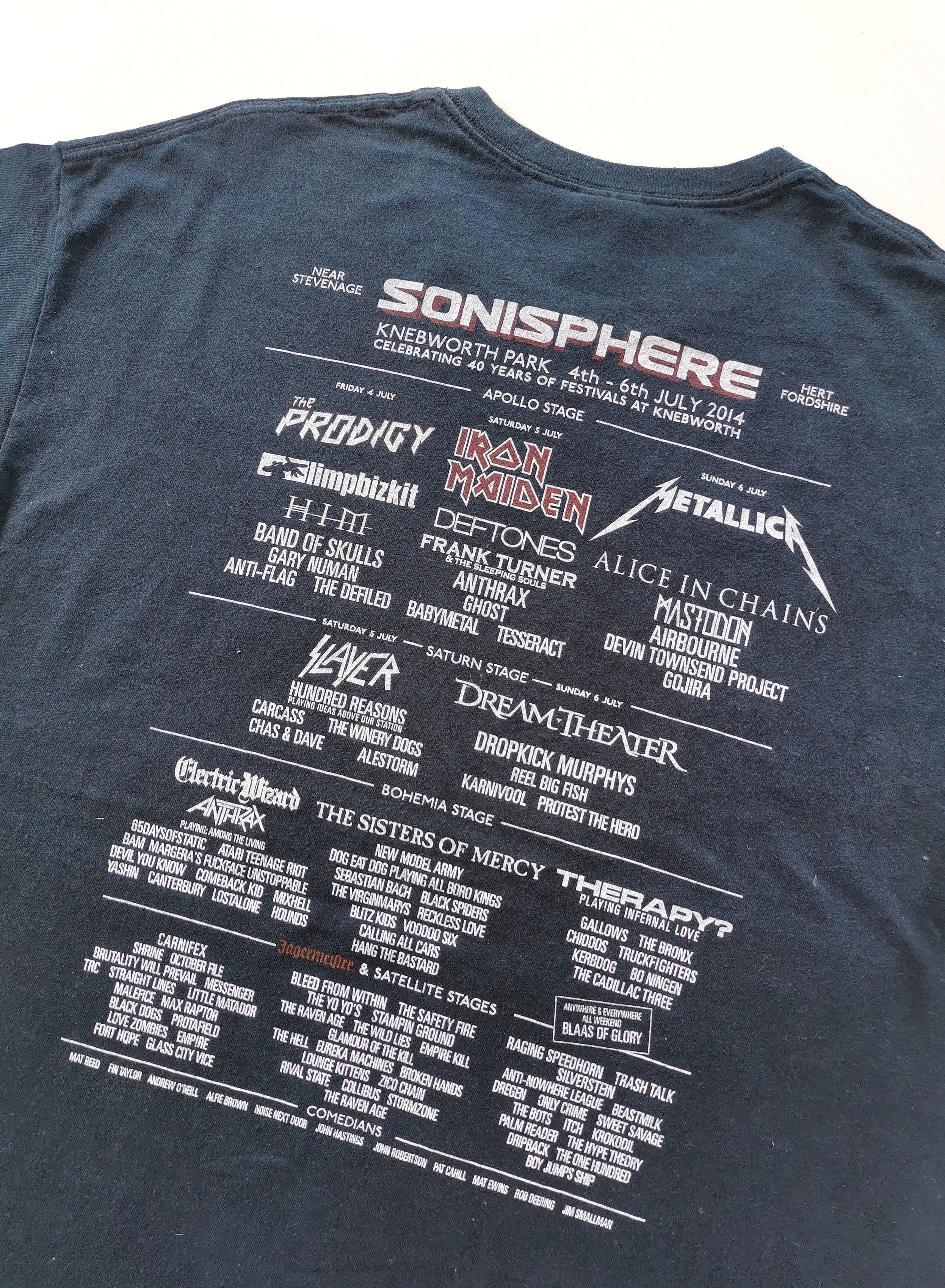 Metallica - Sonisphere Festival Tour Band Tshirt - 6