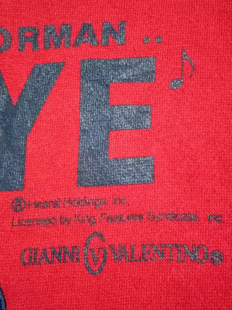 Gianni - Rare! GIANNI VALENTINO X Popeye cartoon Sweatshirt - 8