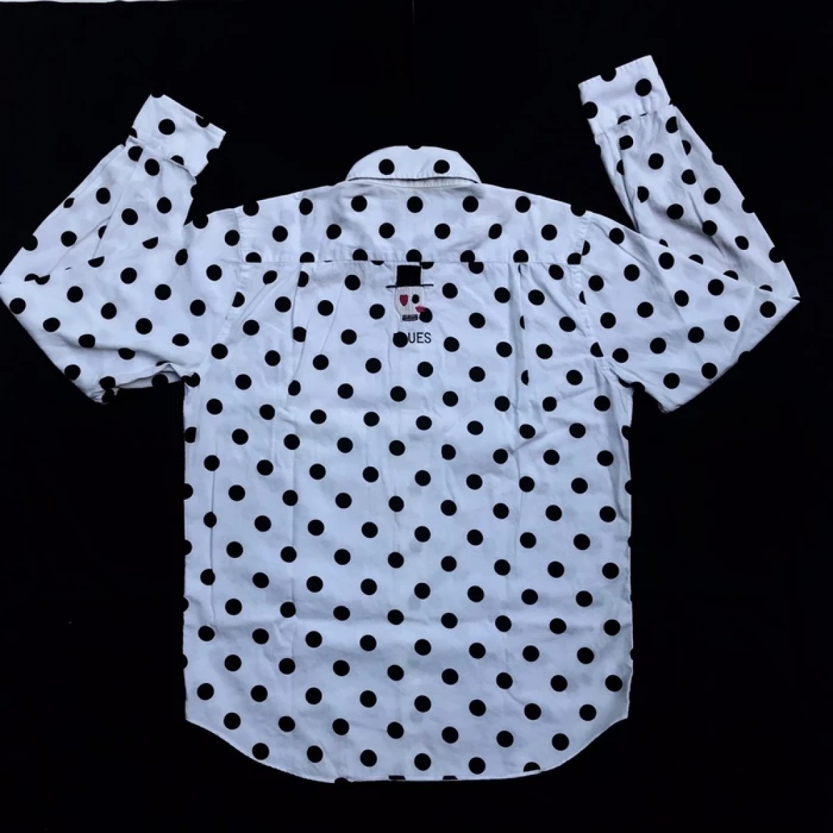 SS08 Green Polka Dots Blues Skull Button ups - 12