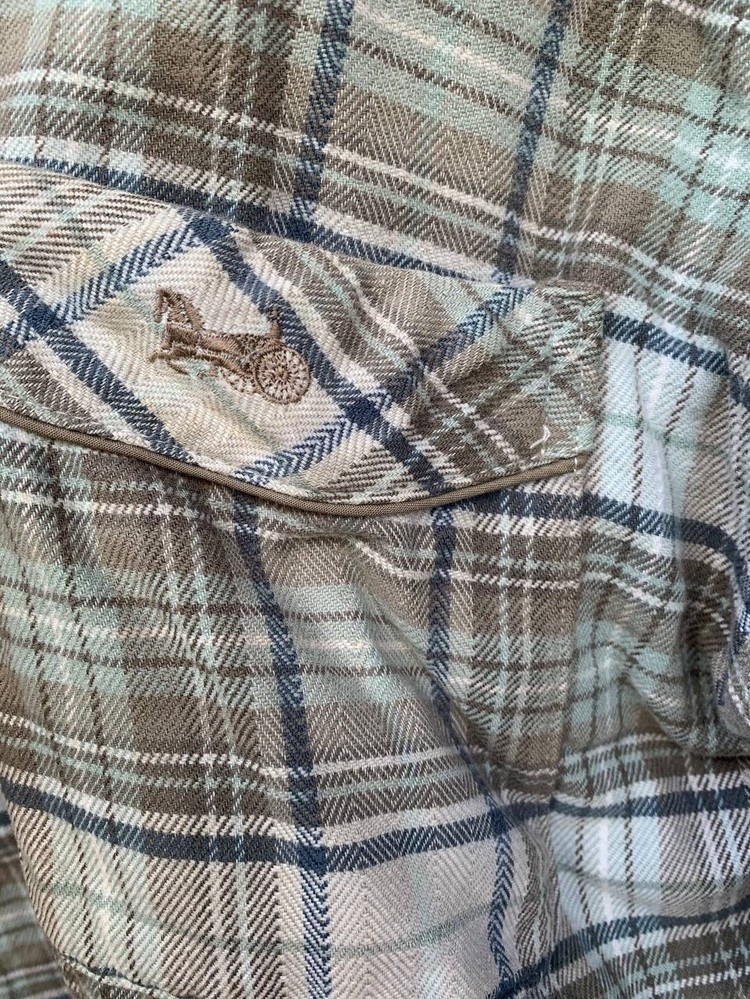 Vintage Celine Checkered Pajama - 3