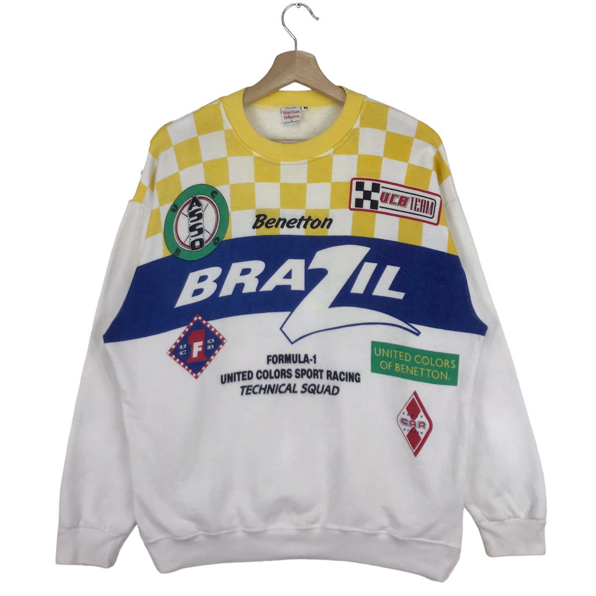 United Colors Of Benetton - 90’s Benetton F1 Brazil Racing Team Crewneck - 1