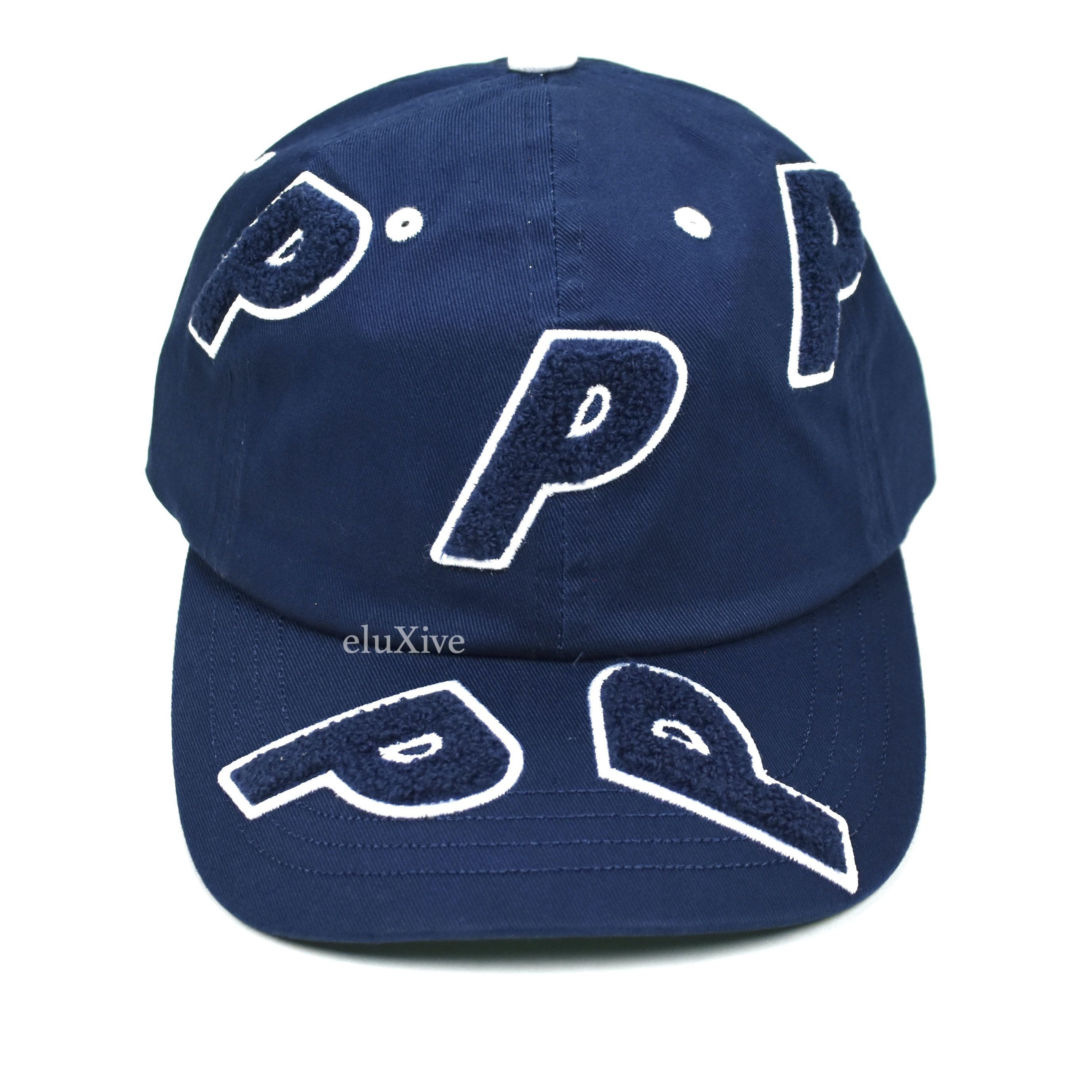 Palace Chenille Multi P Logo Hat Navy DS SS22 - 2