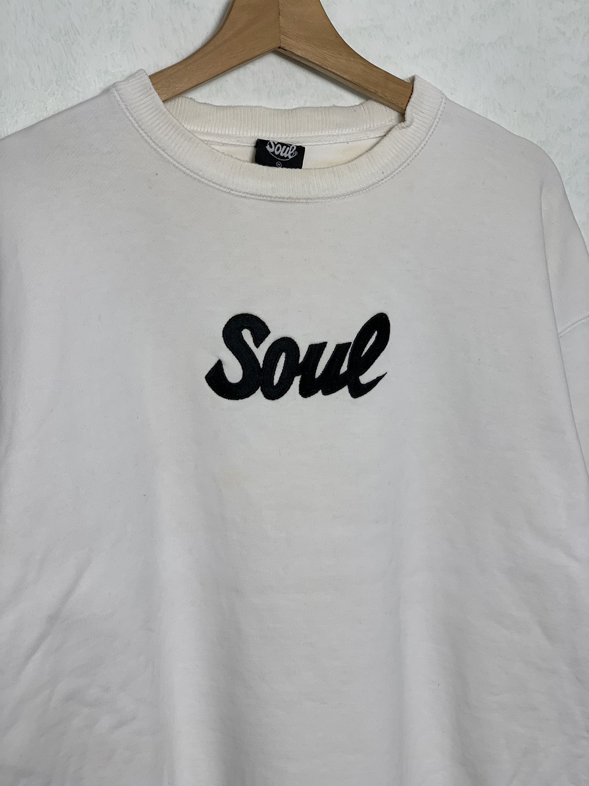 Vintage - Vintage Soul Skateboard White Crewneck Sweatshirt - 2