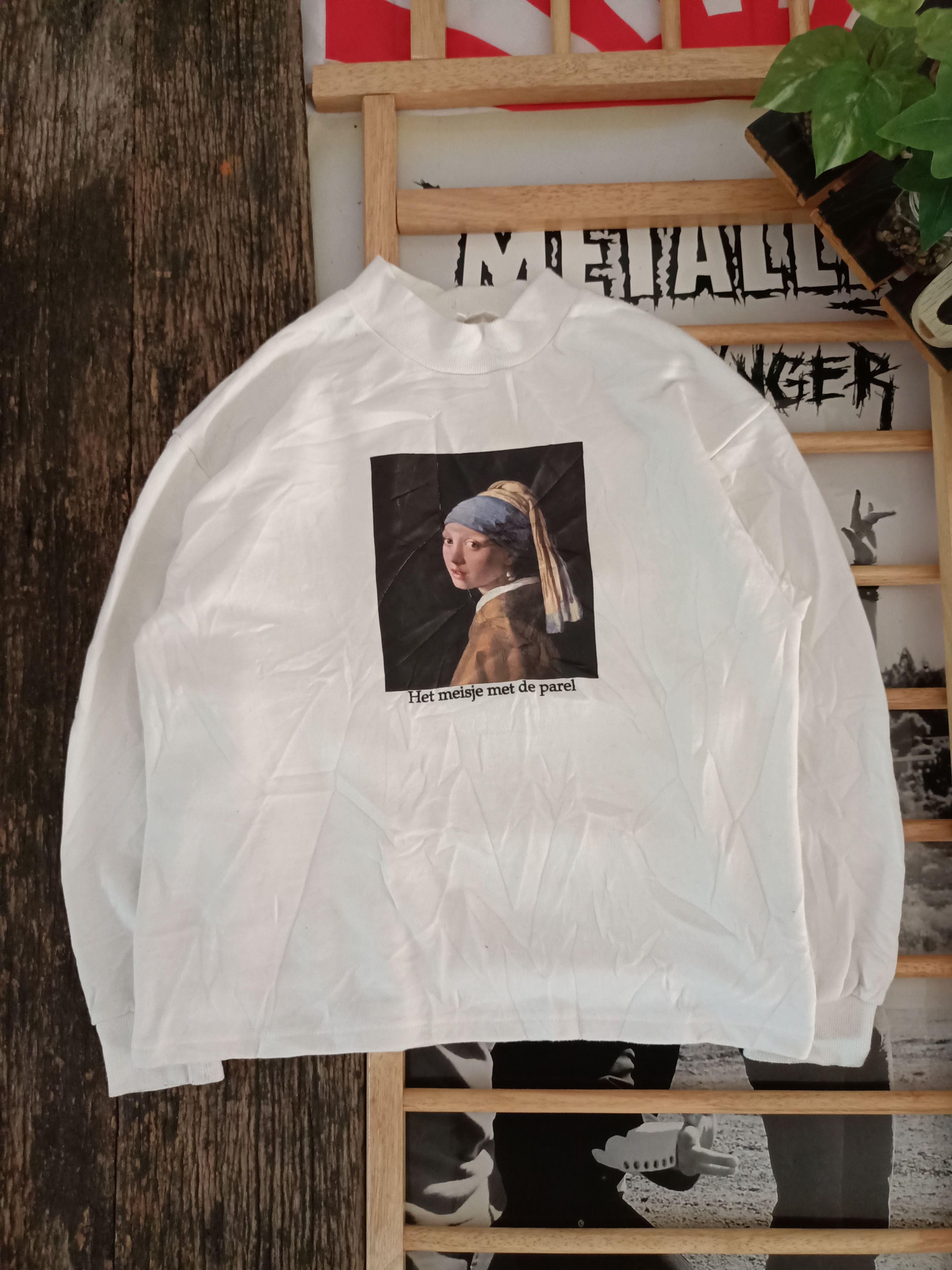 Japanese Brand - Steals💥 Johannes Vermeer Art Painting Potret Shirt - 1