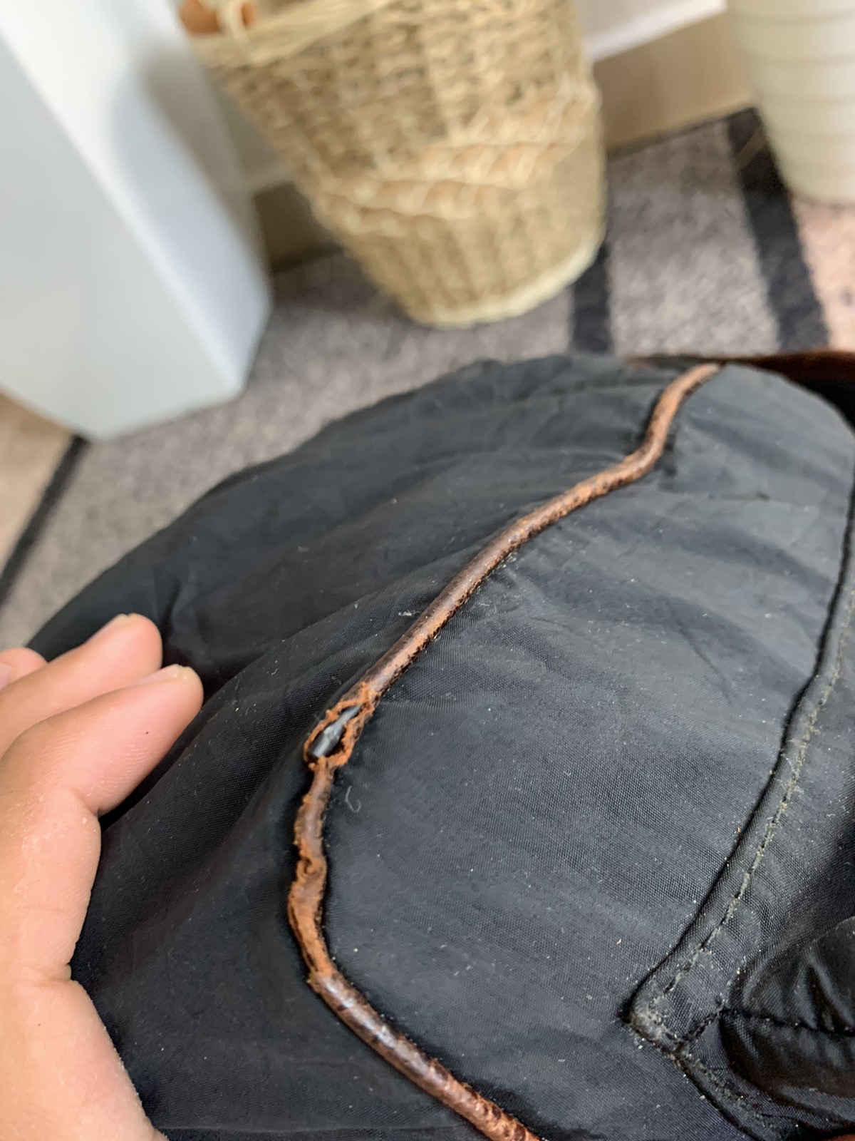 Vintage - Vintage loewe black nylon backpack - 6
