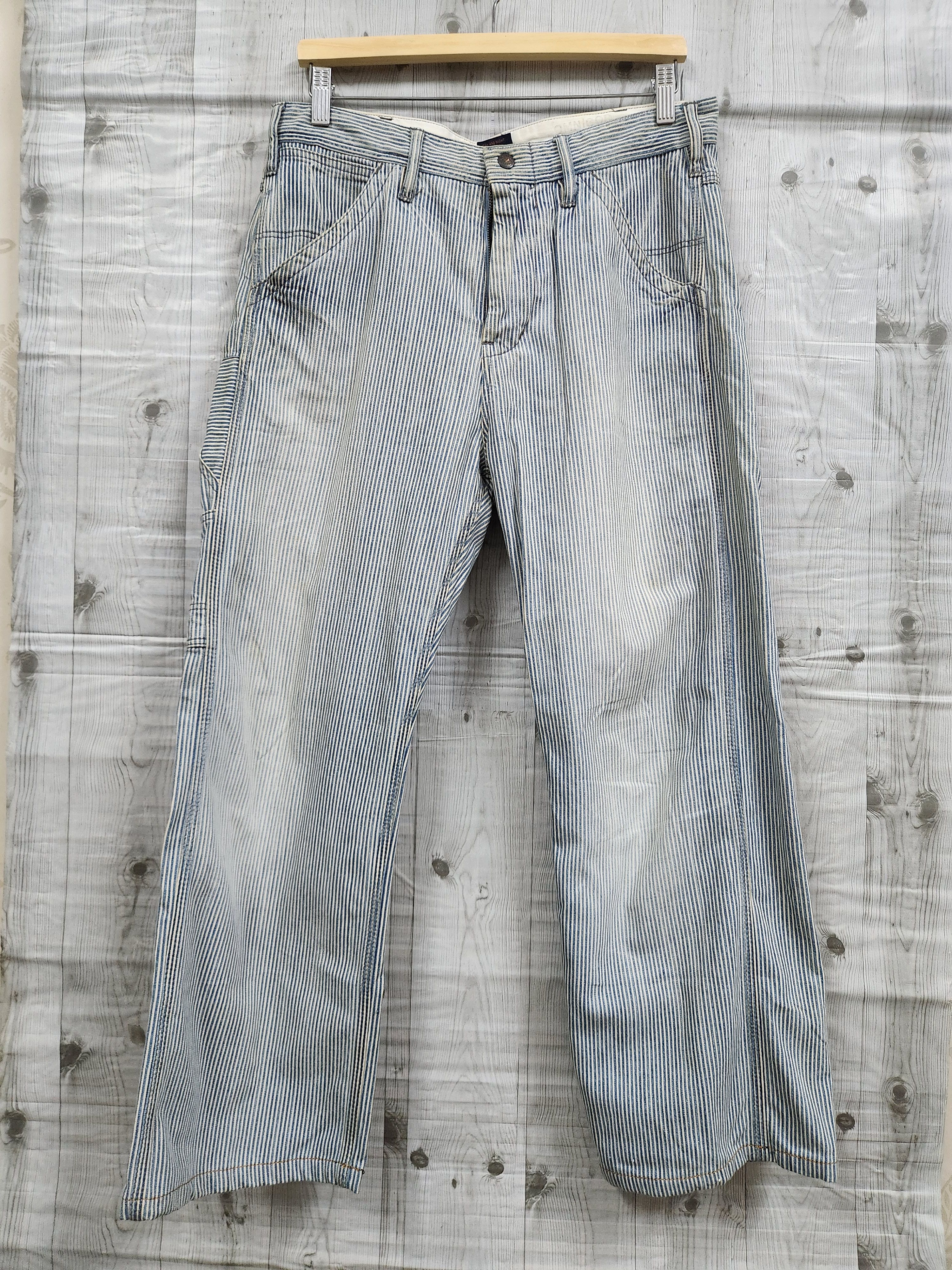 Omnigod Japan Hickory Denim Vintage Faded Jeans - 1