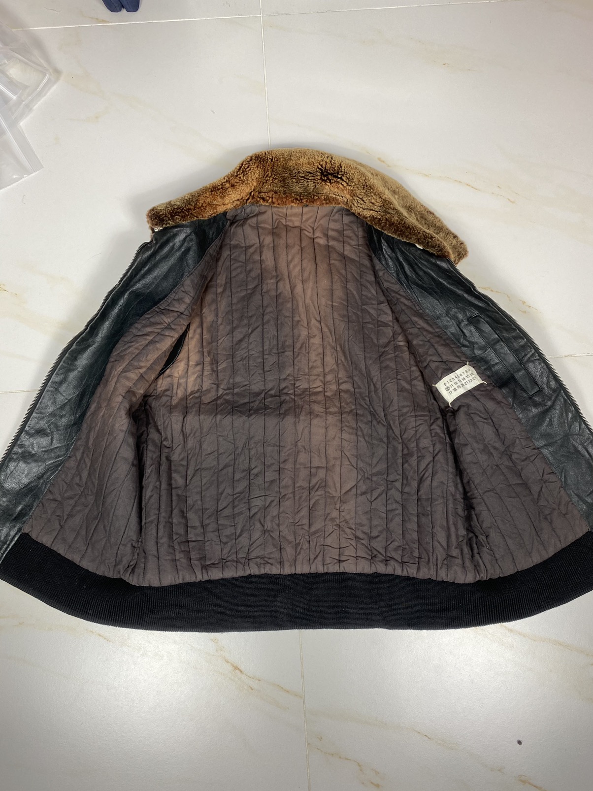 Maison Margiela A/W 2001-02 Leather Zipped Vest. J072 - 8