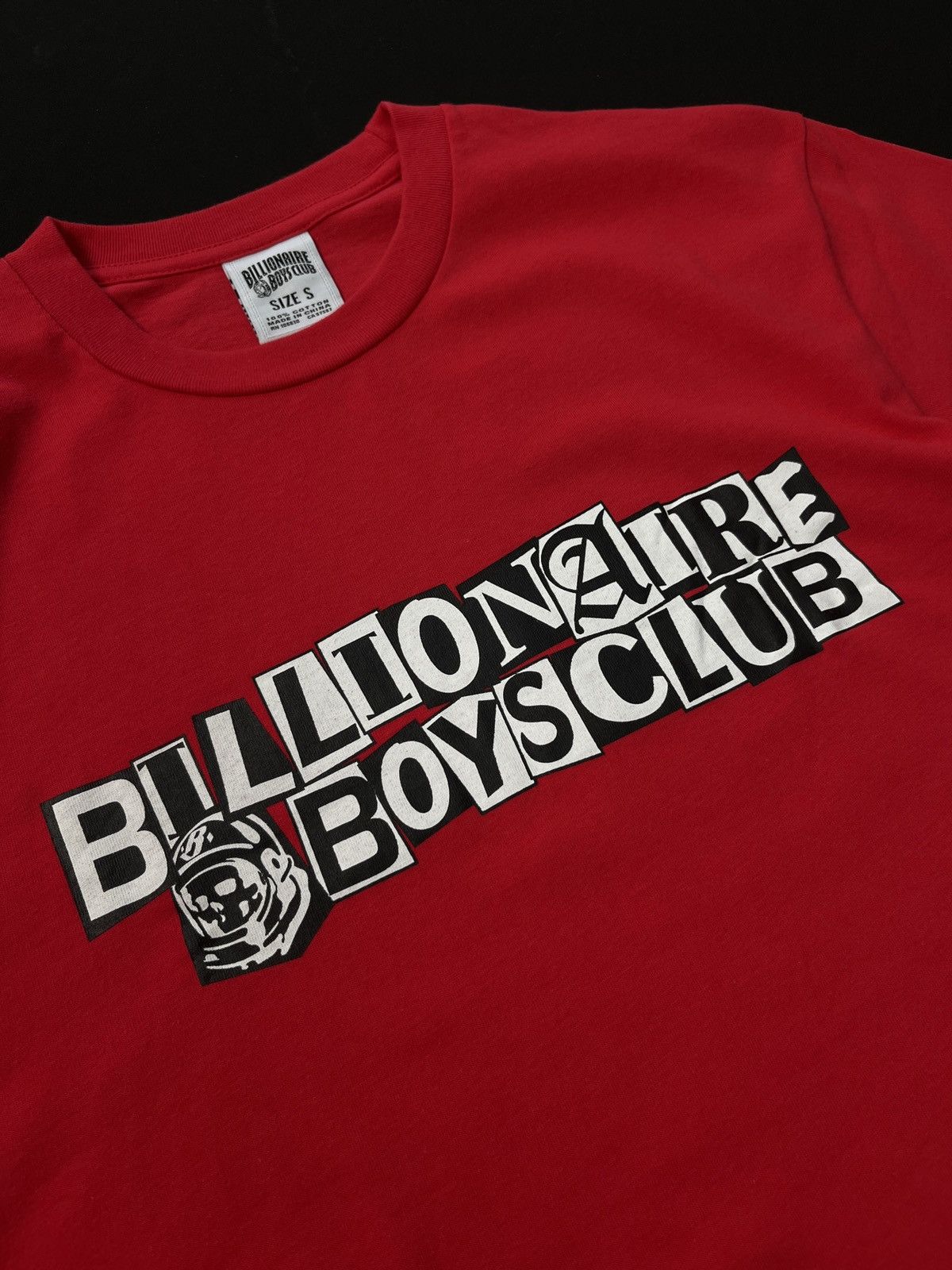 Rare Billionaire Boys Club BBC Classic Pirate Print Red Tee - 3