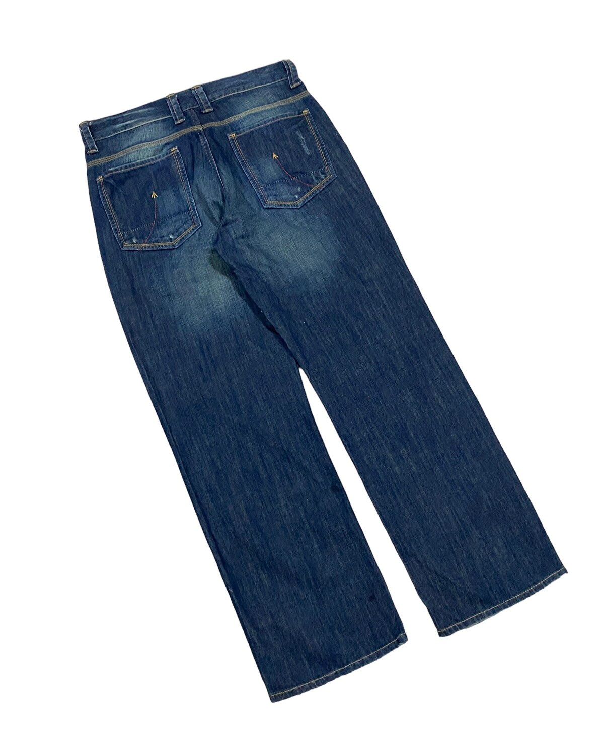 Vtg🔥Nigel Carbourn Utility Dark Blue Wash Jeans - 14
