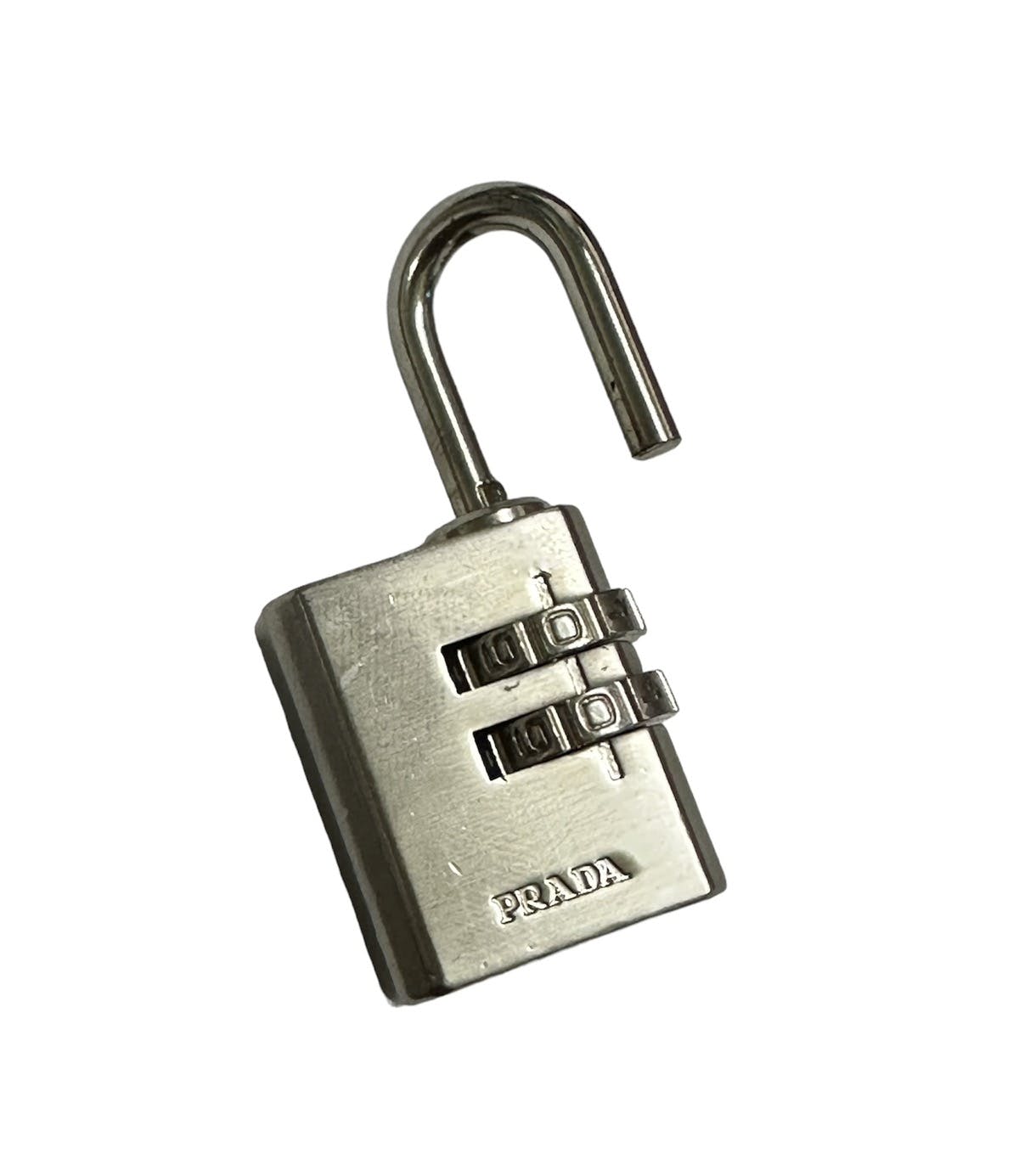 Prada silver padlock - 2