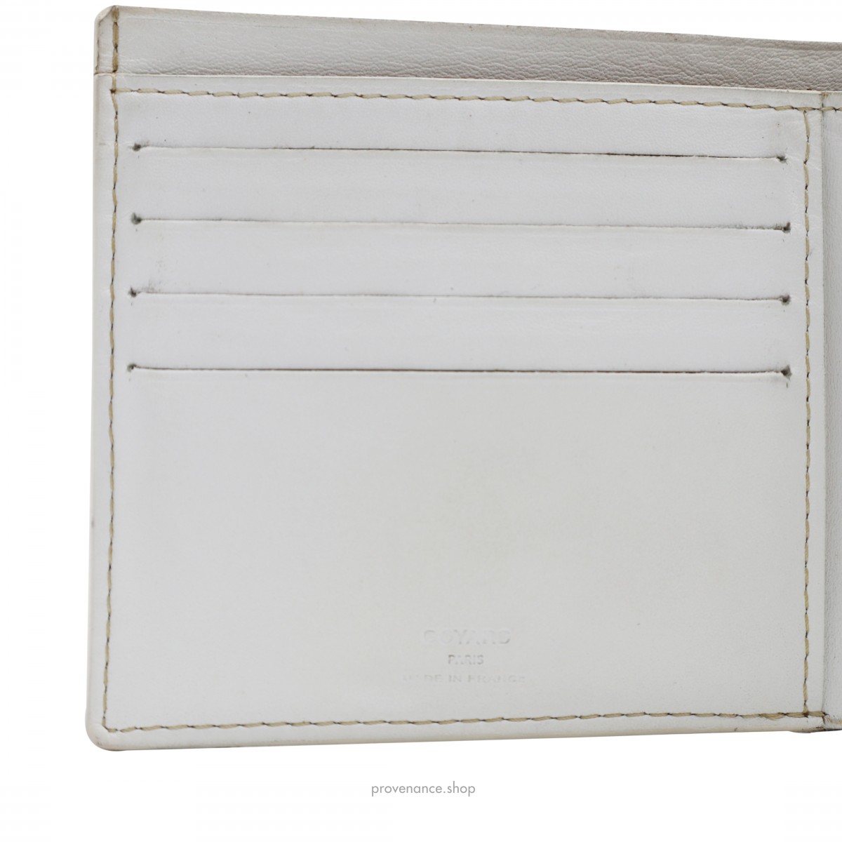 LNIB Goyard St. Florentin Wallet -White Goyardine - 7