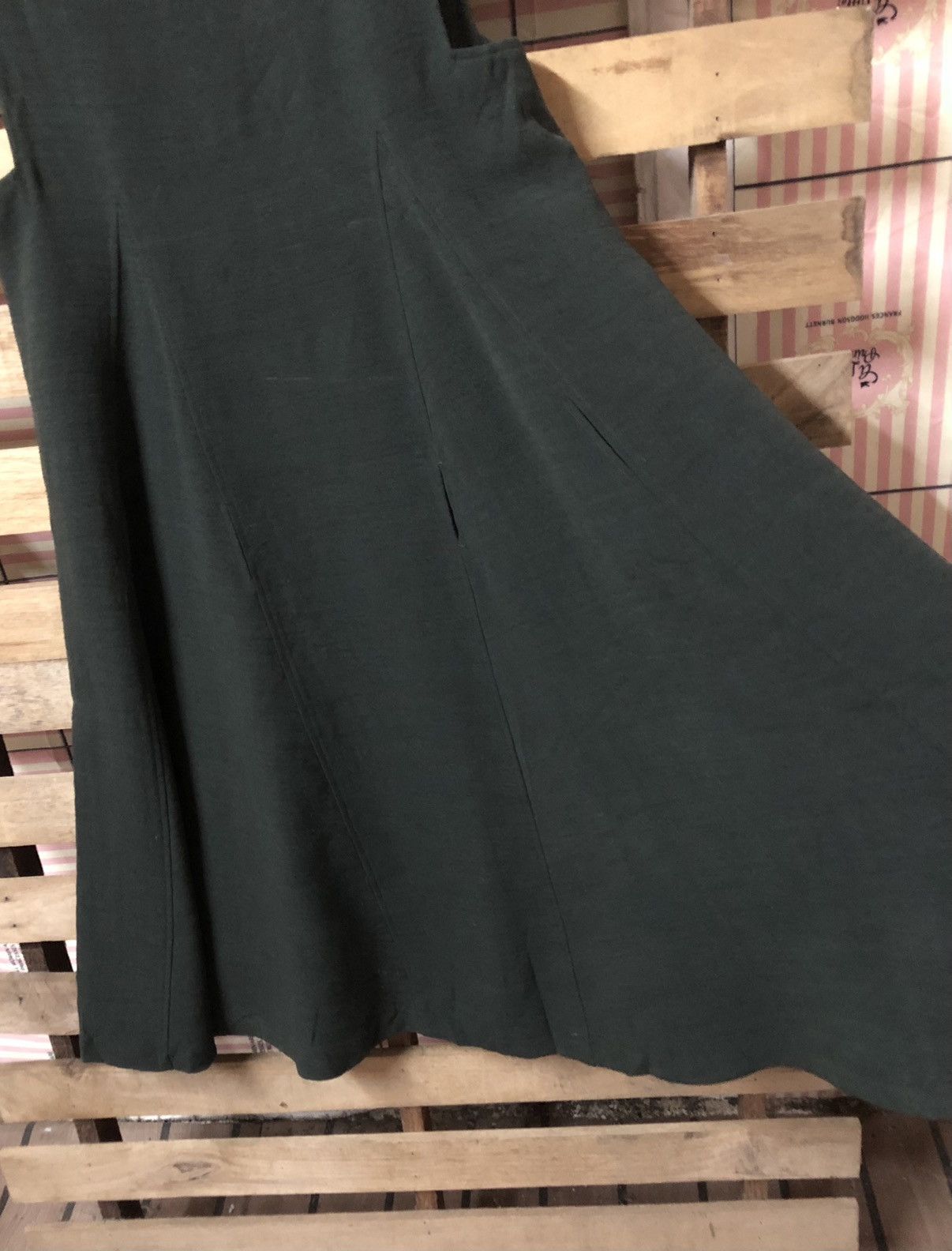 🔥Jean Paul Gaultier Femme Dress Olive Green Japan Made - 7