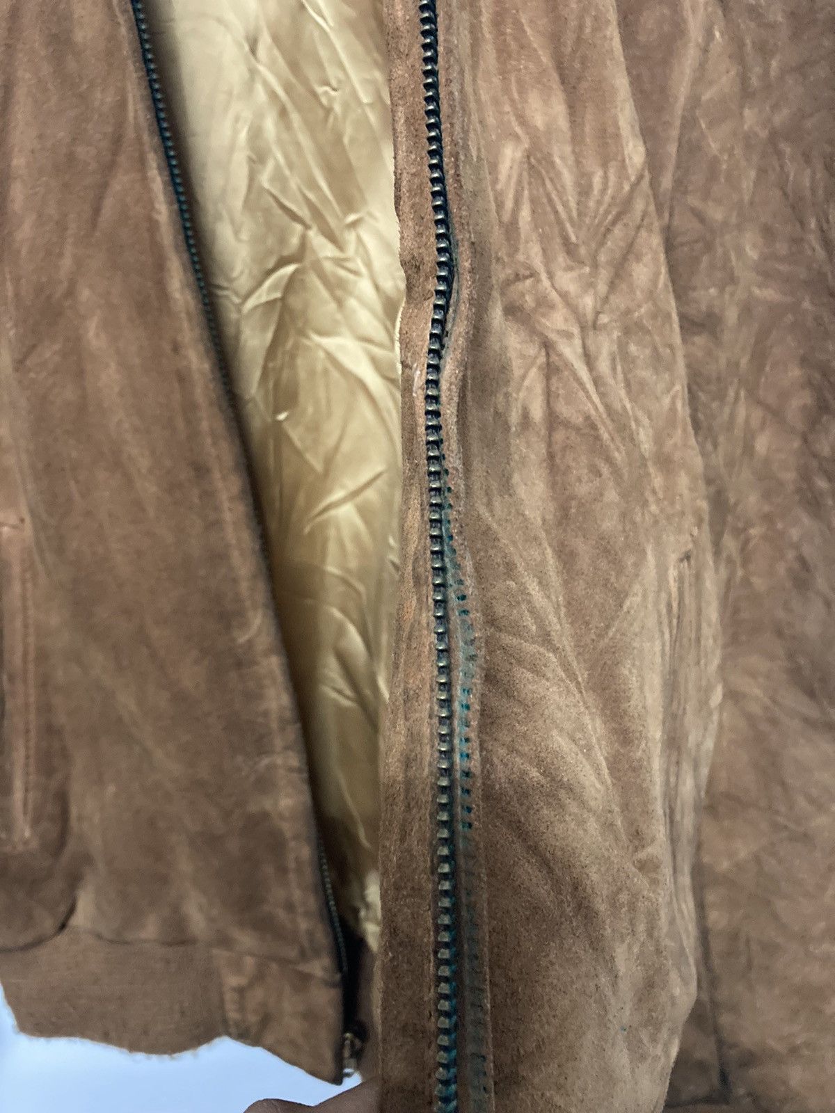 Vintage Schott Suede Full Leather Jacket - 8