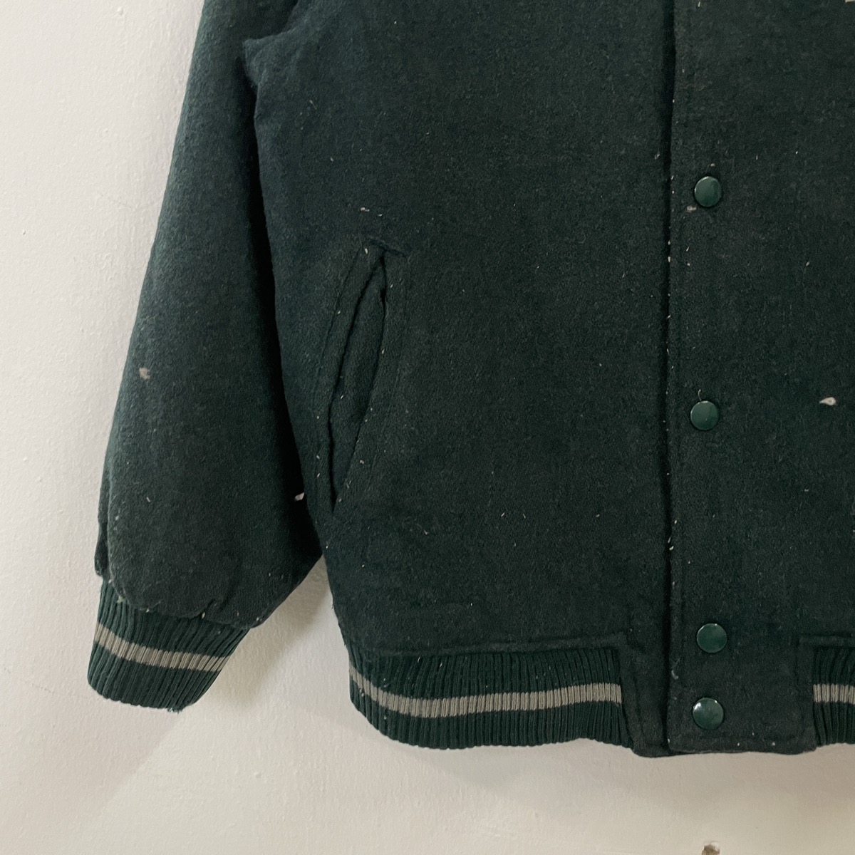 Streetwear - Vintage Unbranded Wool Varsity Jacket - 8