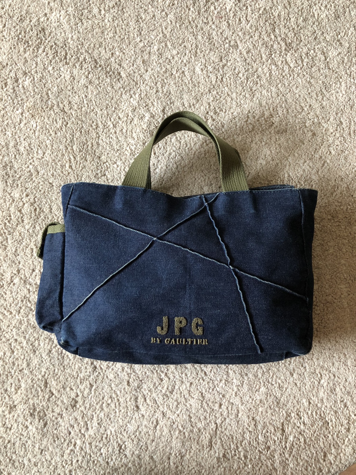 1990s Jean Paul Gaultier Denim Small Hand Carry Bag