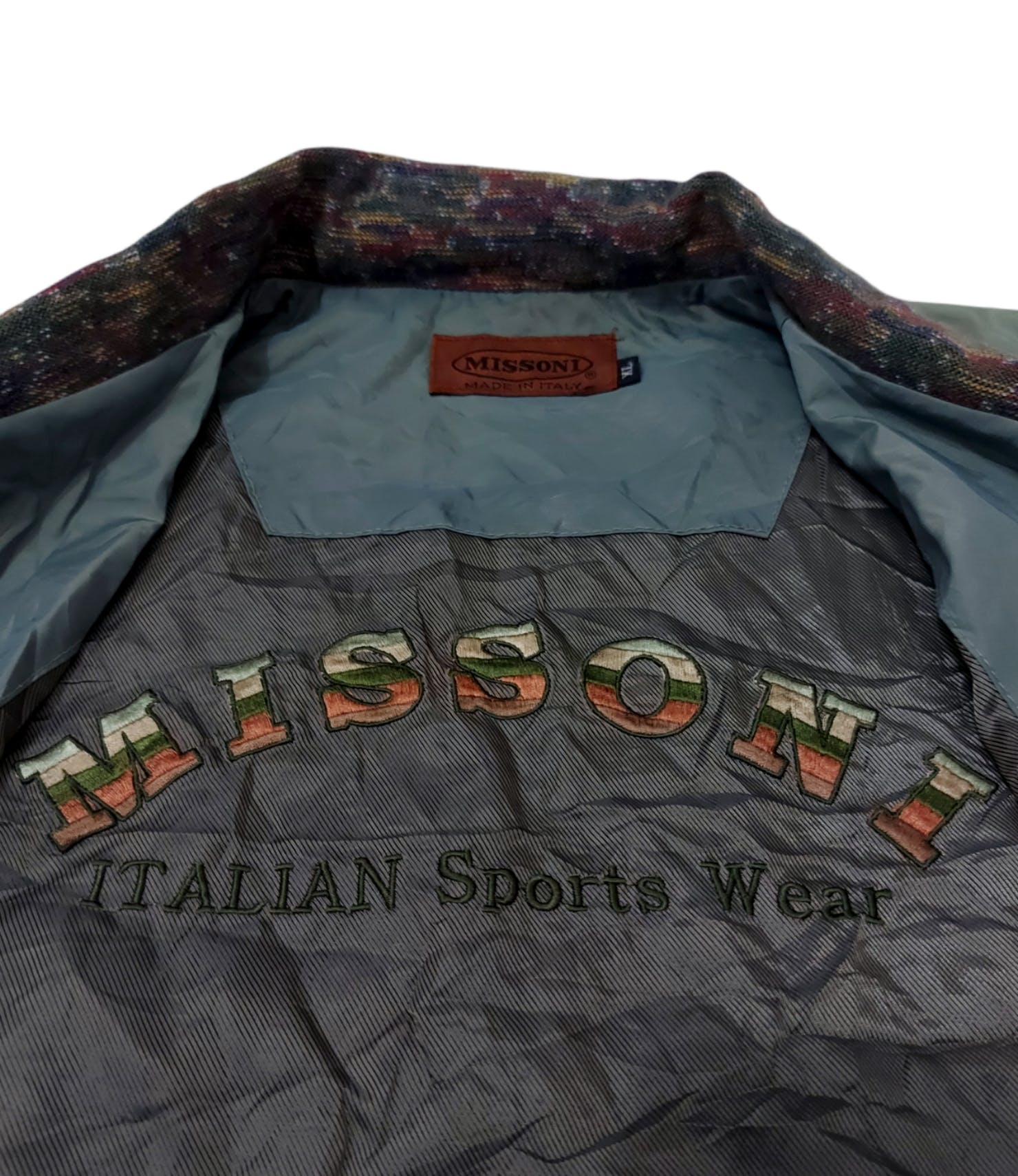RARE! VINTAGE MISSONI MADE IN ITALY VIBRANT JACKET - 2