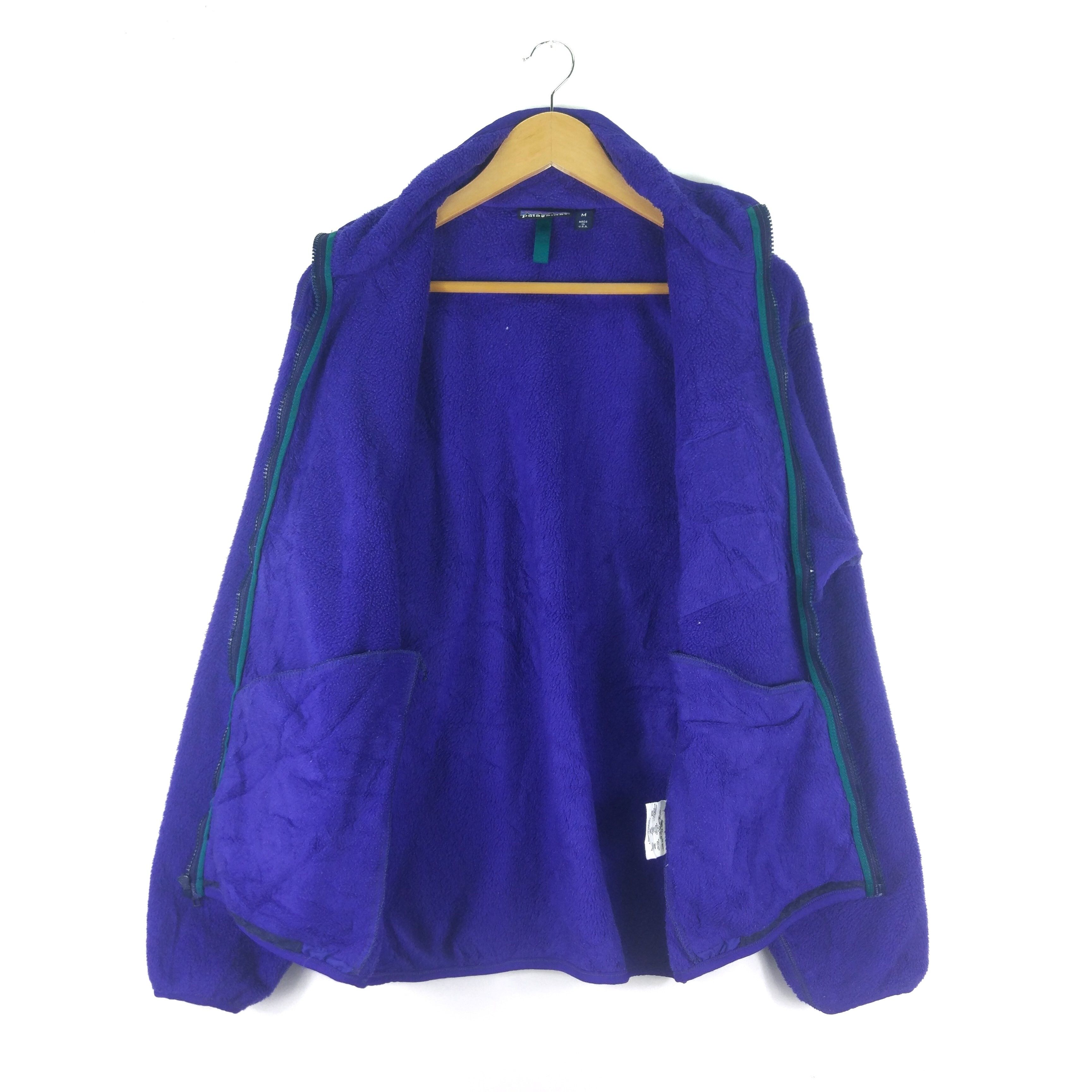 Patagonia Zip Up Fleece Jacket Made in USA - 2