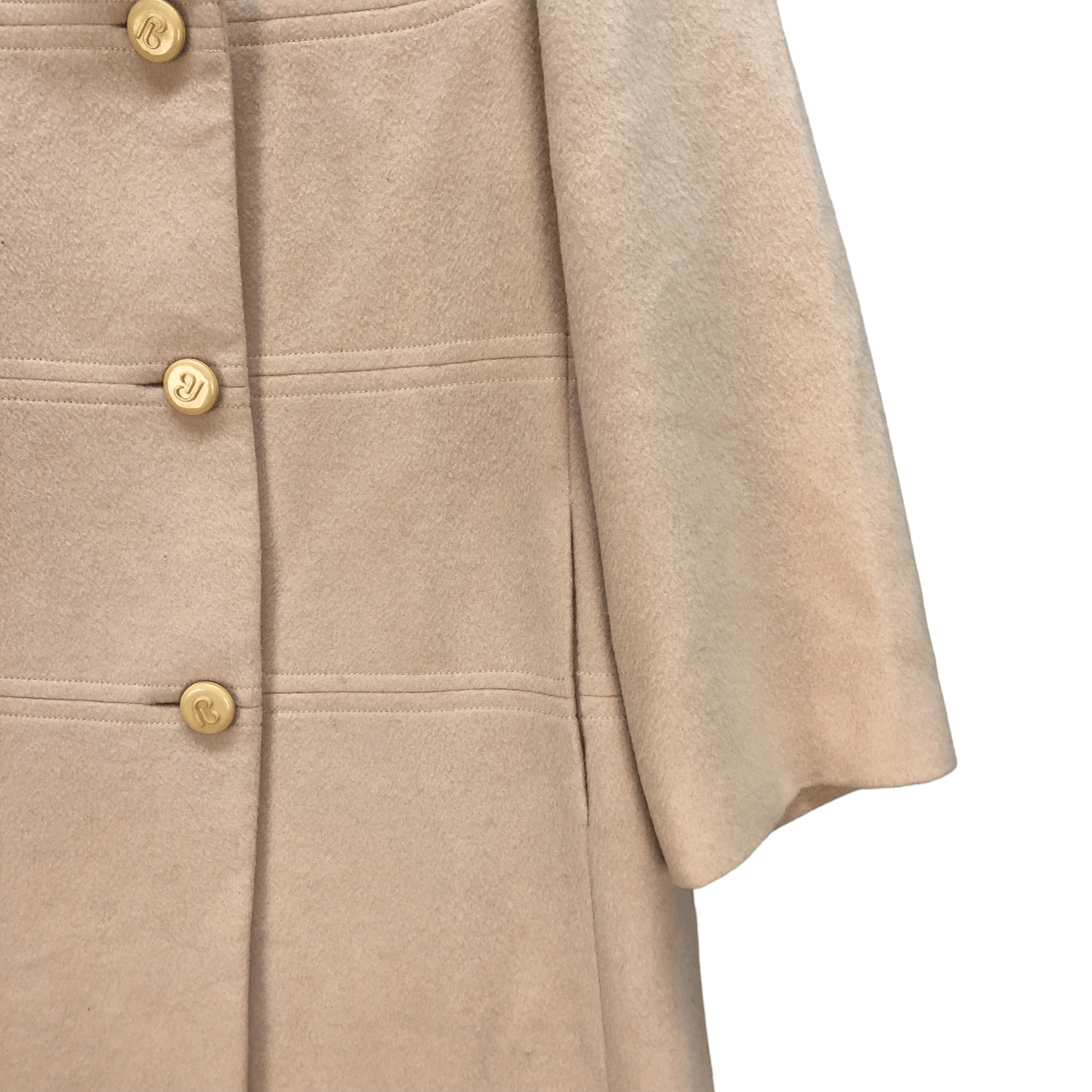 Designer - PIERRE BALMAIN PARIS-TOKYO WOOL LONG COAT #6843-87 - 5