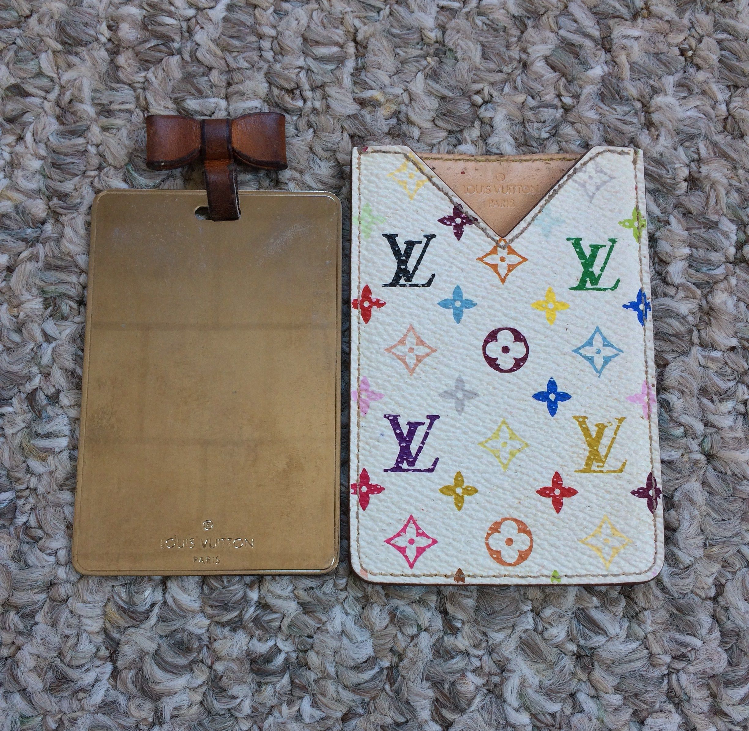 S/S 2003 Vuitton x Murakami Monogram Card Holder+Mirror - 4