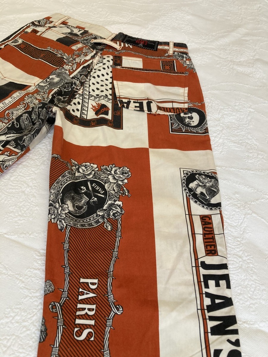 Jean paul Gaultier SS94 Handkerchief printed pants - 17