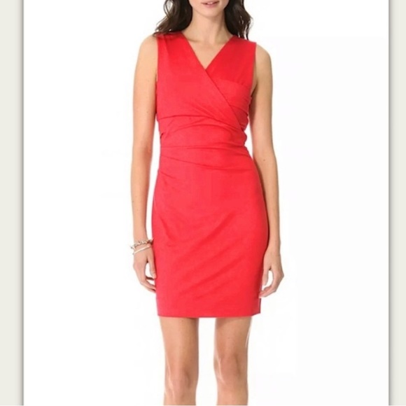 Diane Von Furstenberg Parker Jersey Dress in Red Currant - 2