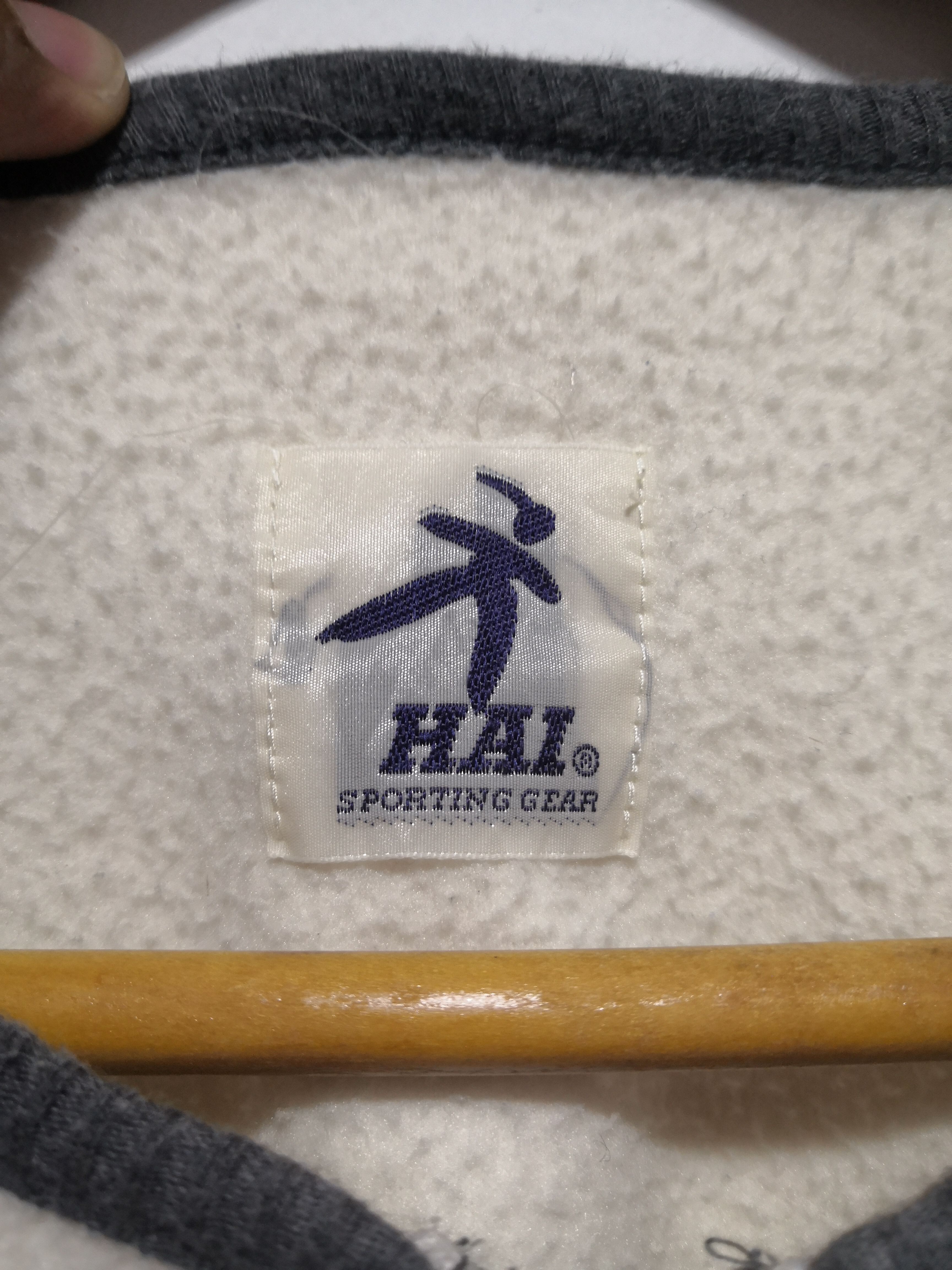 Vintage Hai Sporting Gear Half Zipper Fleece Sweatshirt - 6