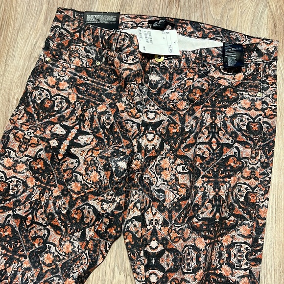 H&M Printed Super Stretch Skinny Jeans - 6