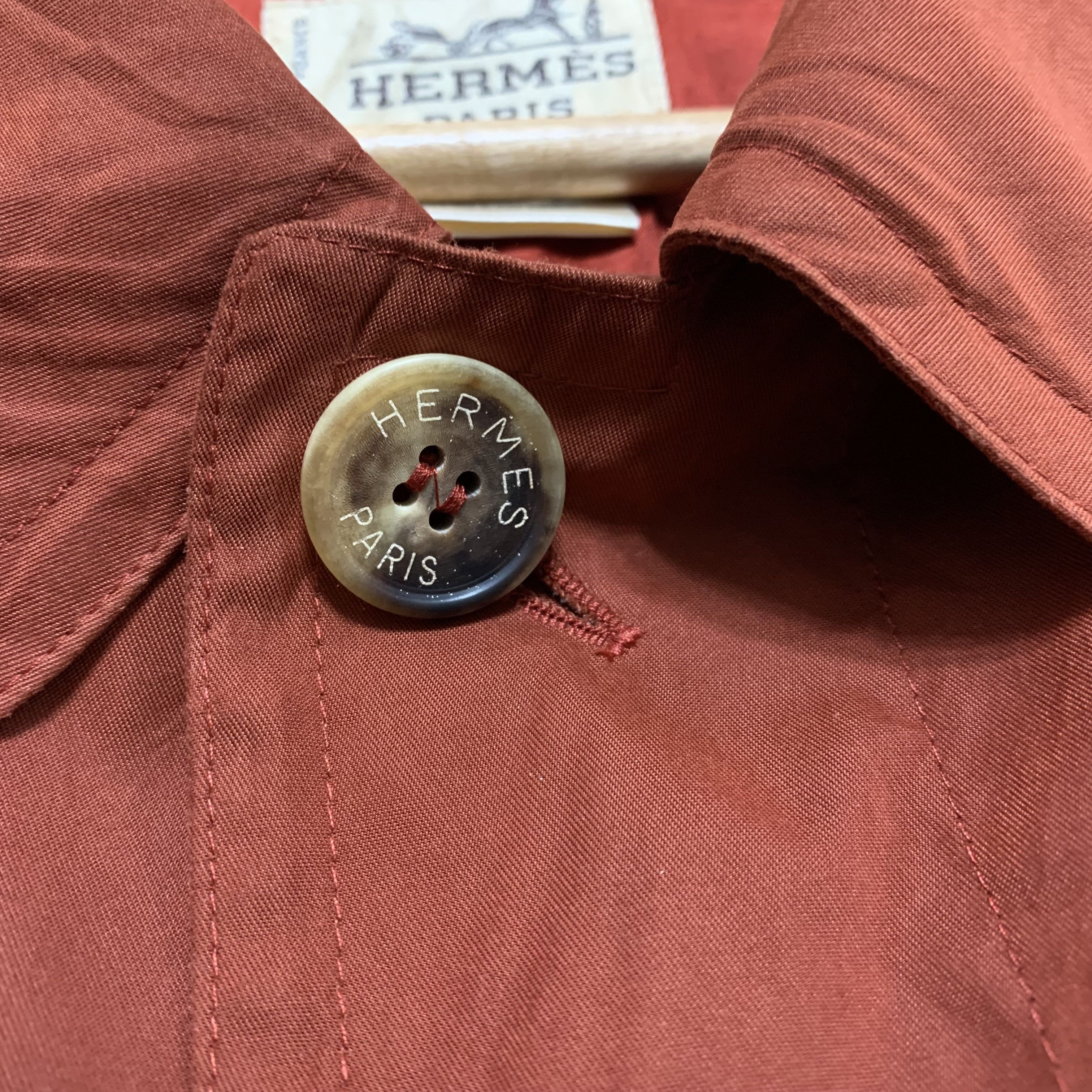 Vintage 80s Hermes Overcoat - 4