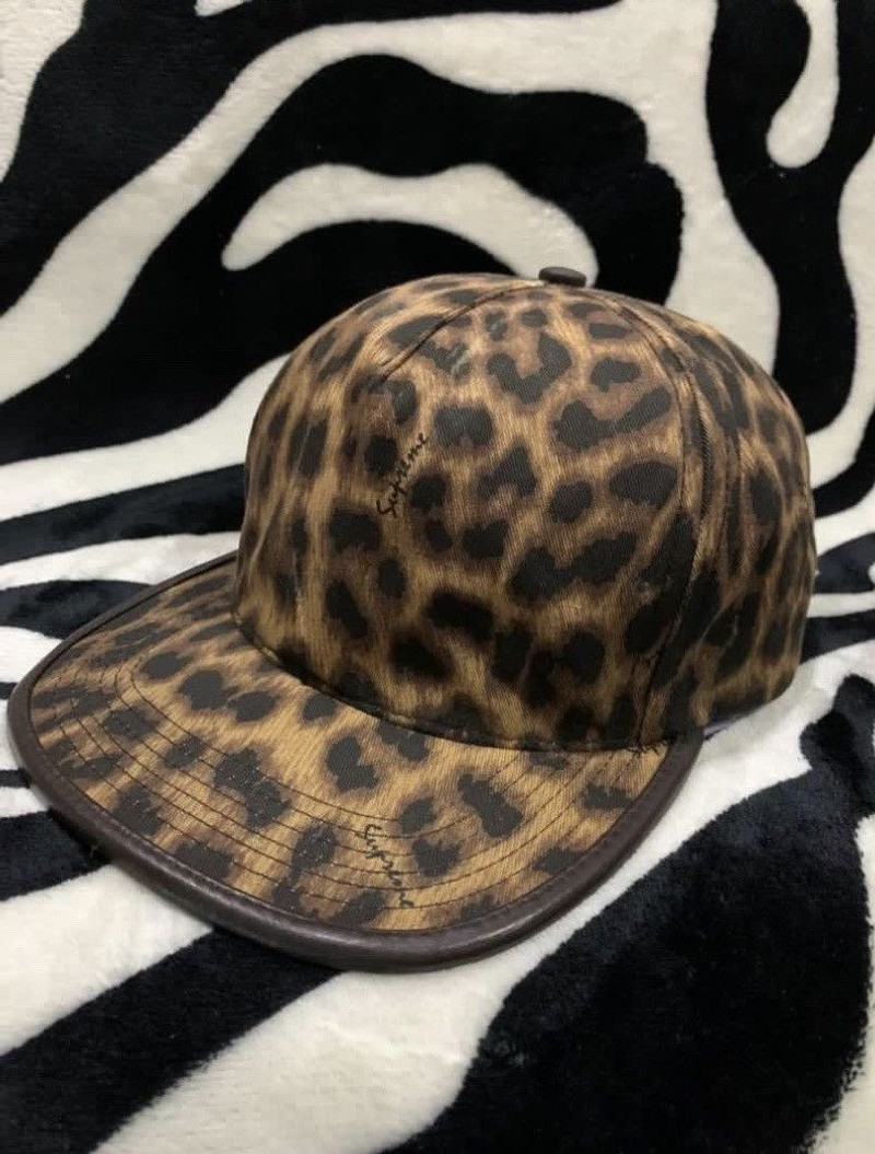 RARE Supreme Leopard Print Leather Strap - 1