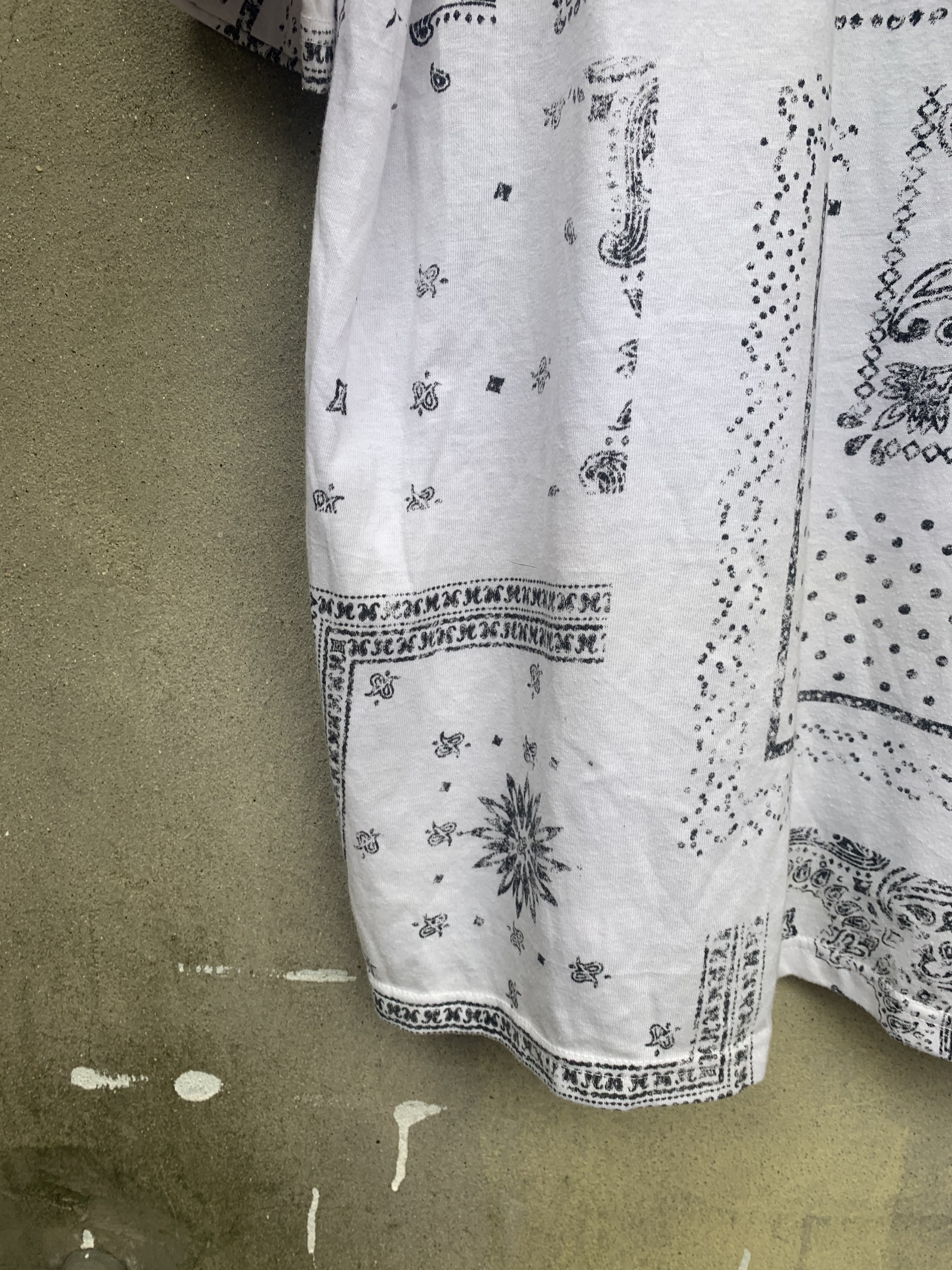 Japanese Brand - Suggestion Paisley Visvim Inspired Drop Shoulder T - 5