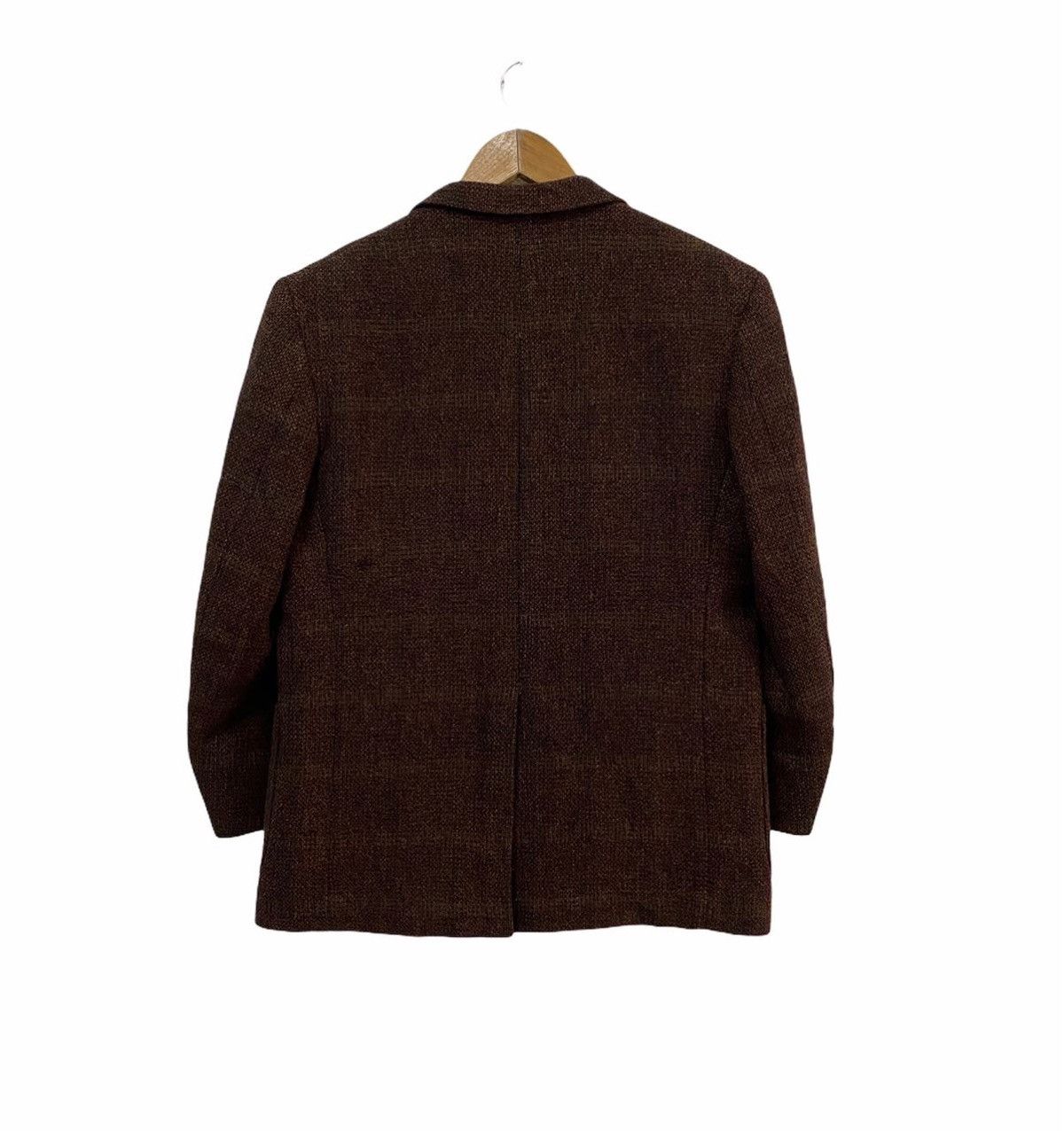 Vintage Folkland Tweed Harris Tweed Style Wool Blazer Jacket - 8
