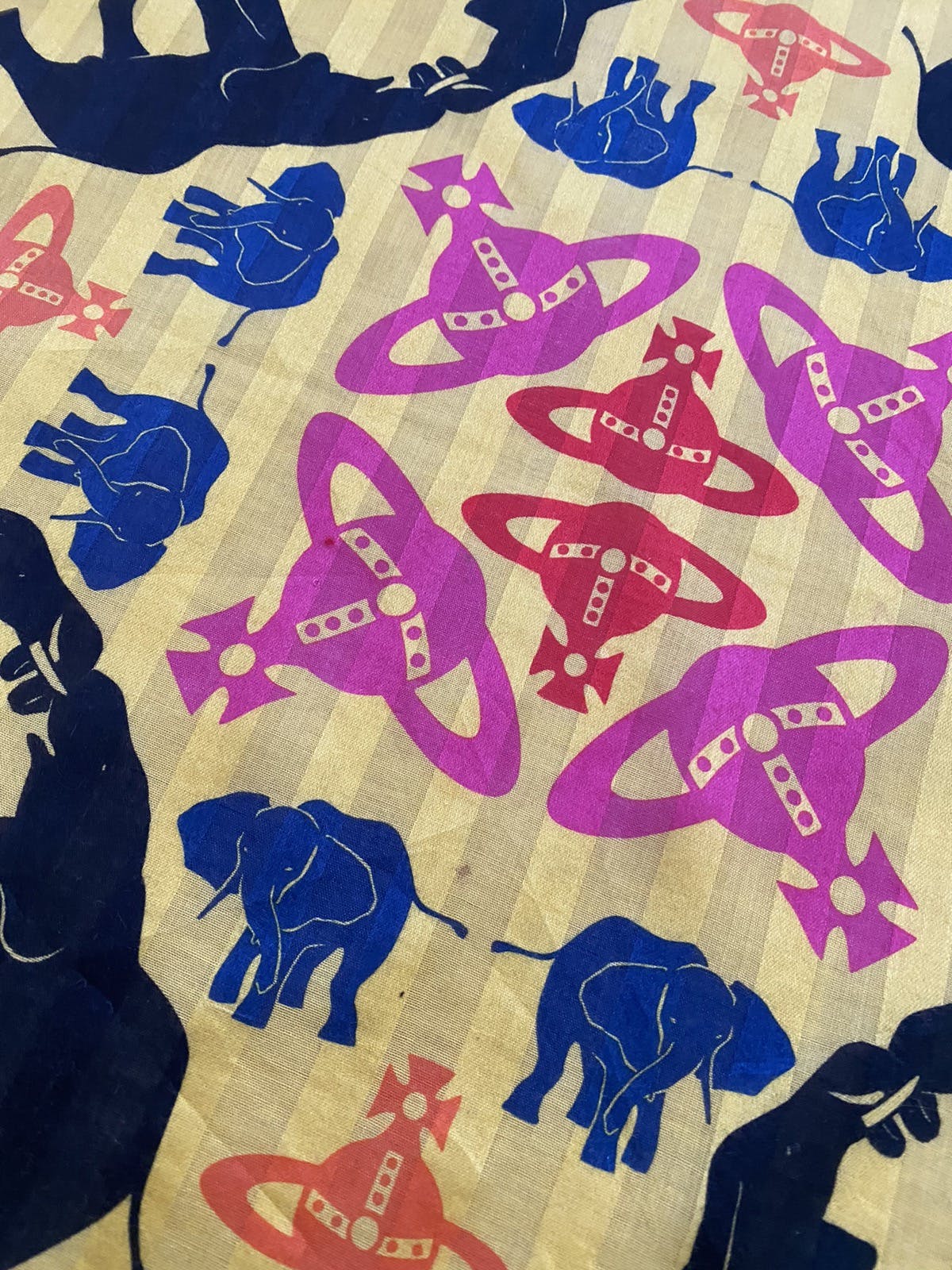 VINTAGE VIVIENNE WESTWOOD BANDANA , HANDKERCHIEF - 4