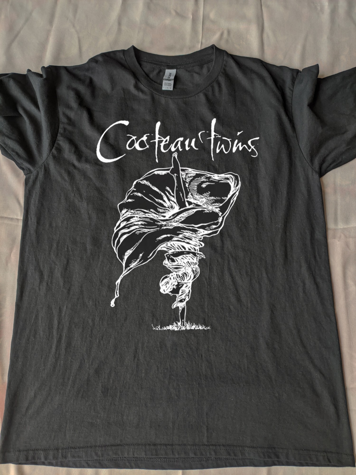 t-shirt cocteau twins black - 1