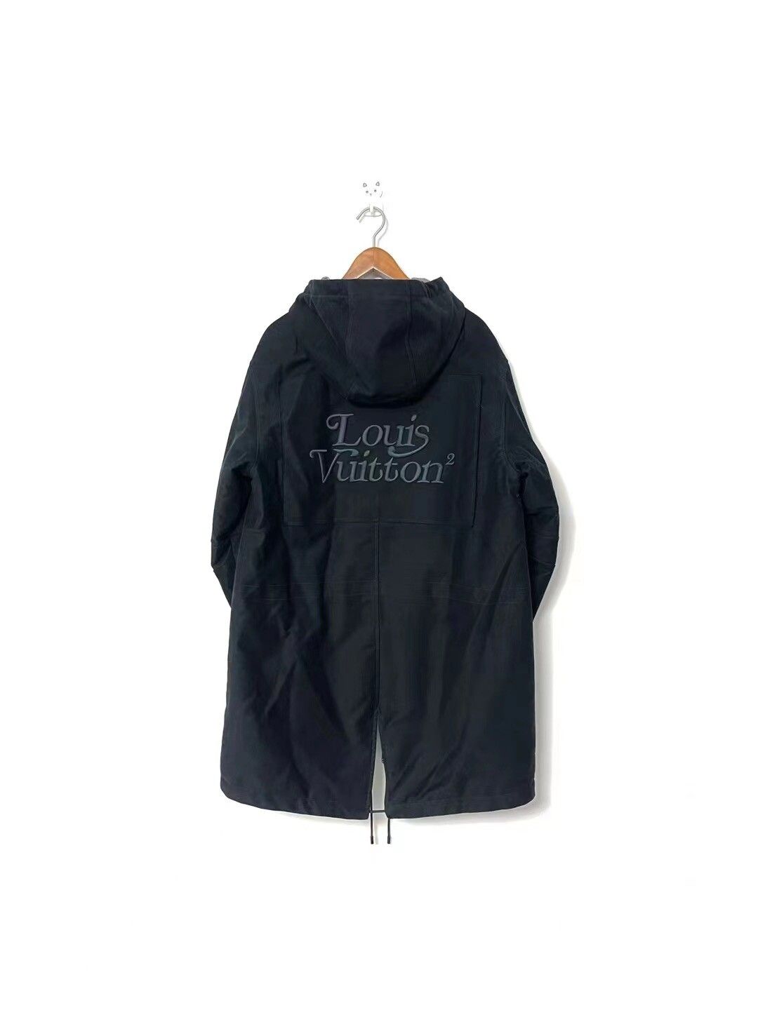 Louis Vuitton Heaven on earth runway clouds 90s raincoat jacket