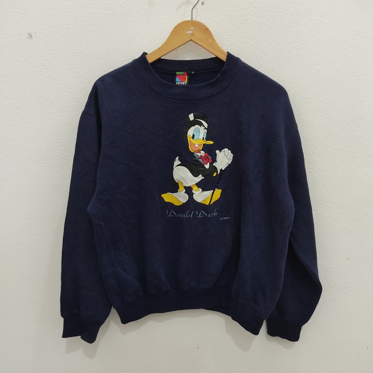 Vintage - Vintage Disney Donald Duck Big Logo Cartoon 90s Sweatshirt - 1