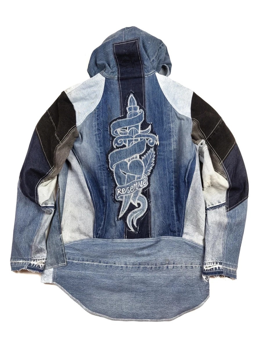 Denim Jacket - Final Drop! Atelier Revenge Reconstruct Patchwork Jkt - 2