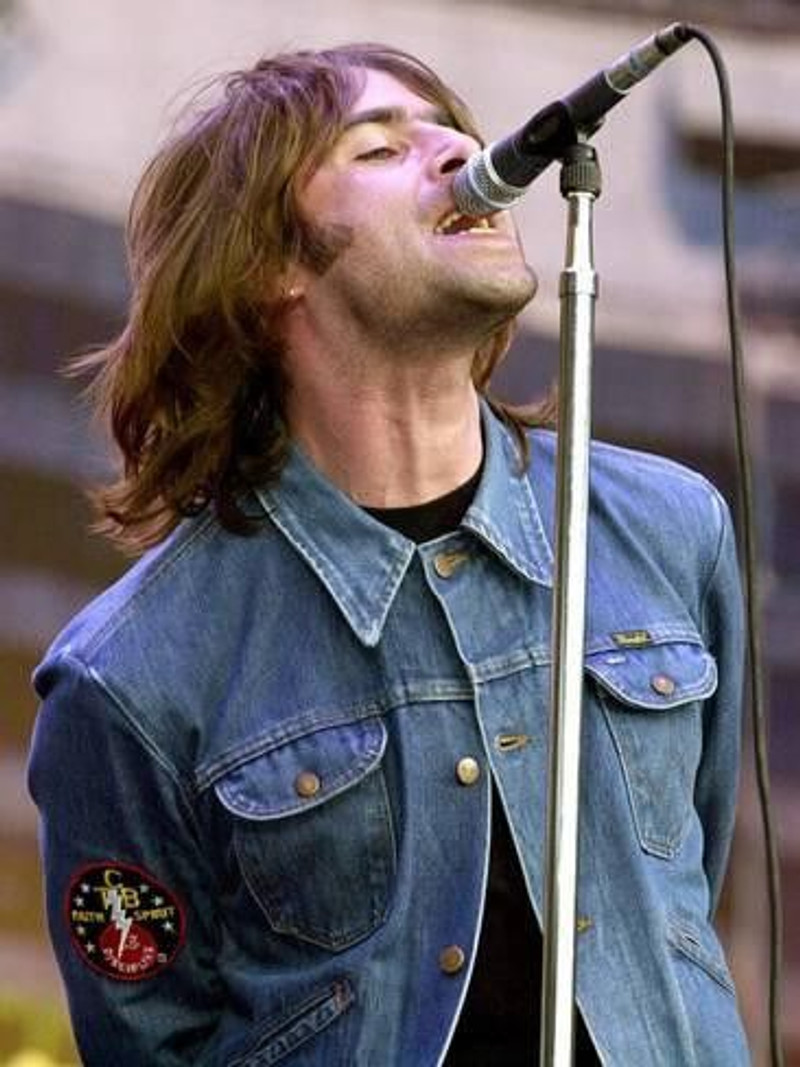 Other Designers Vintage Wrangler Trucker Liam Gallagher Oasis