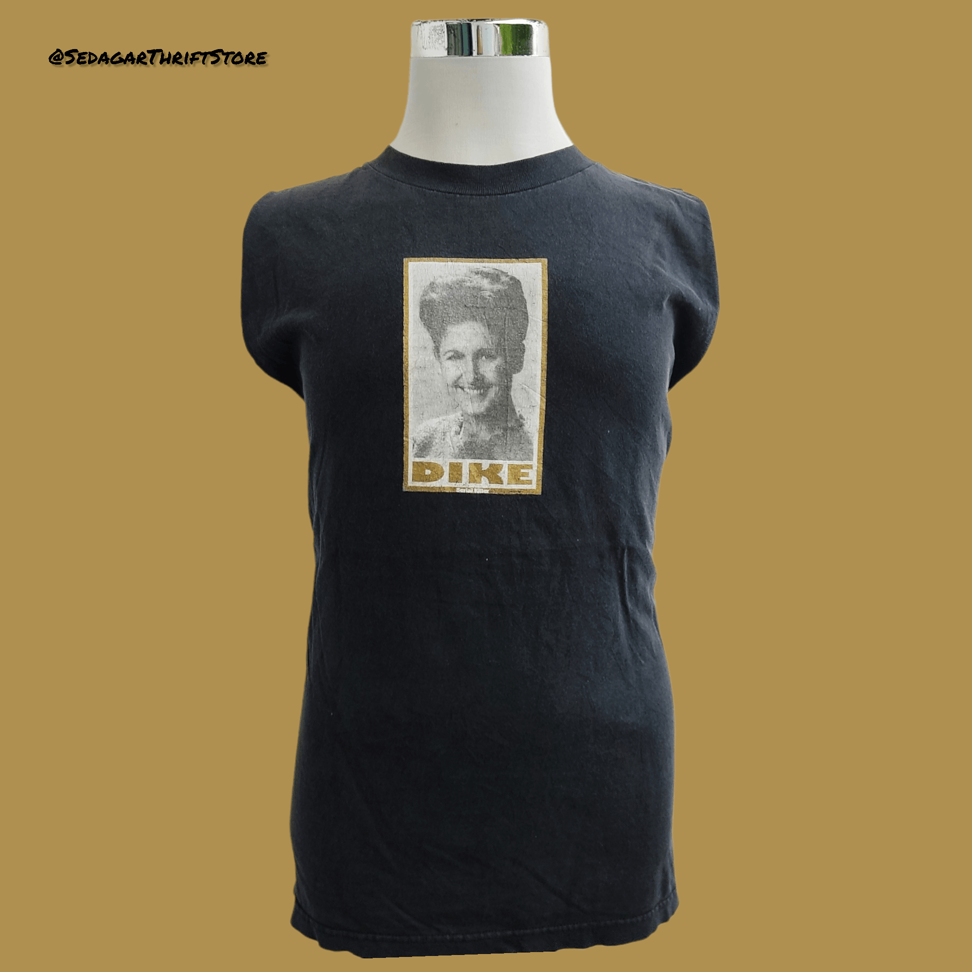 Vintage - Distressed Serial Killer Dike Sleeveless T-shirt - 1