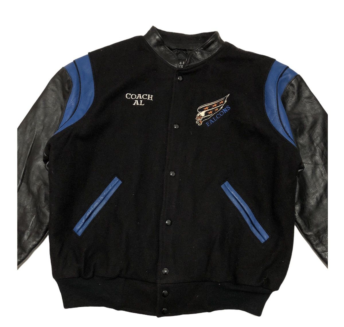 Falcon Garments - VJ 8 Falcons Big Logo Varsity Jacket - 4